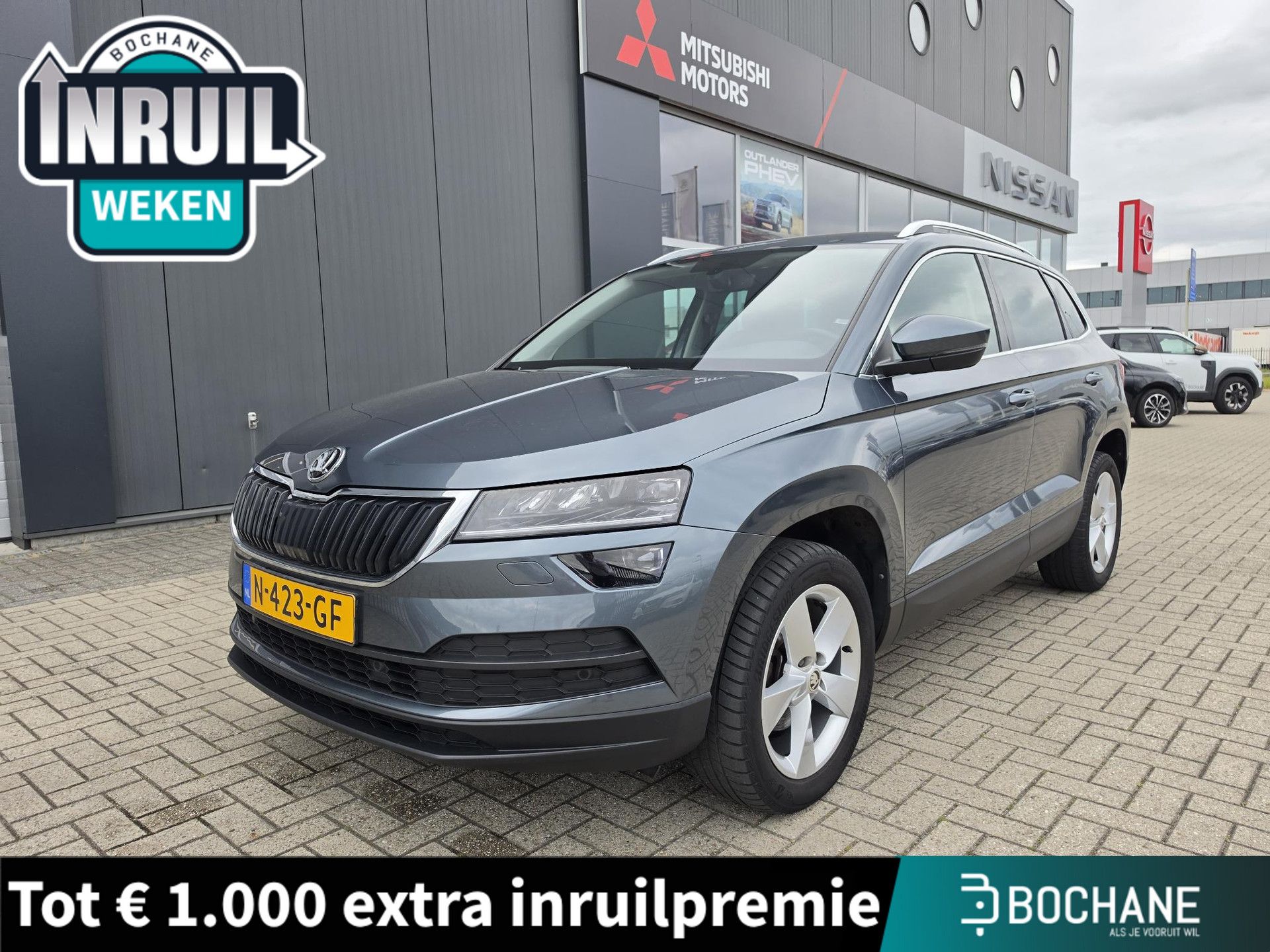 Skoda Karoq N-423-GF financial lease – Leaseprijzen.nl – afbeelding 1