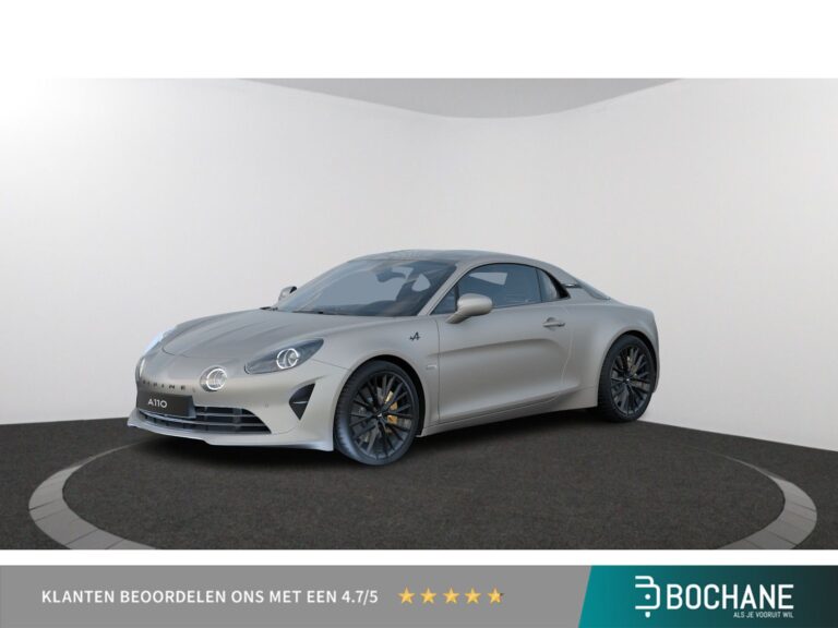 Alpine A110 - financial lease
