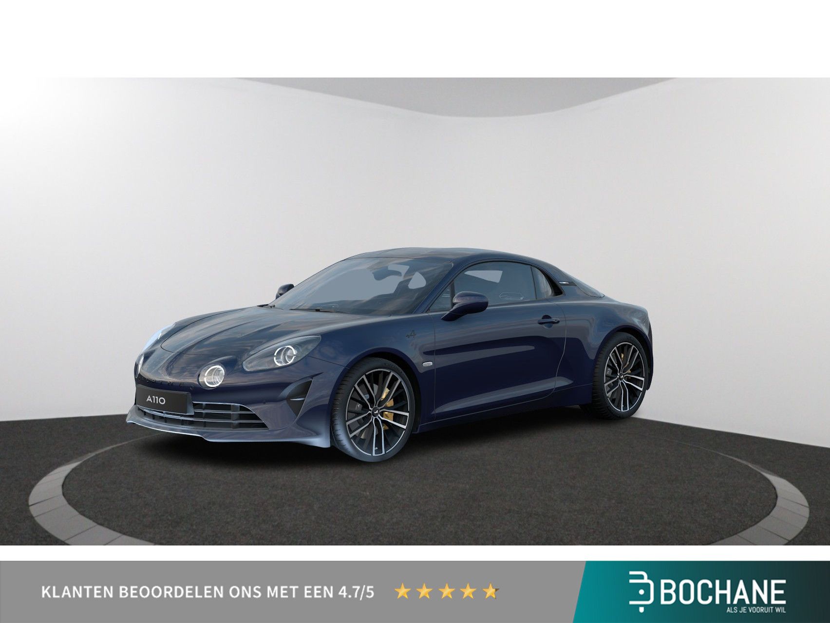 Alpine A110 – vooraanzicht