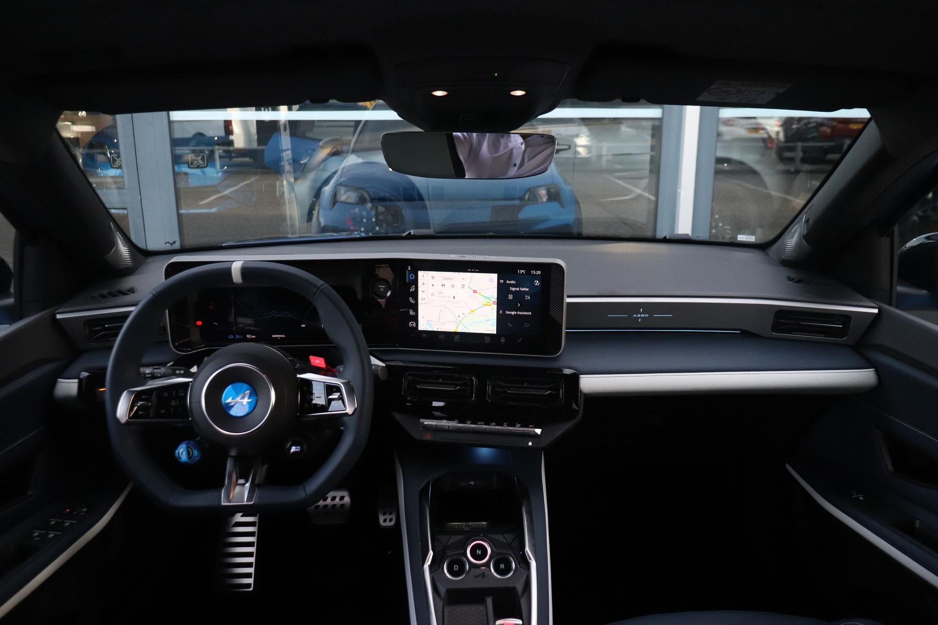 Alpine A290 met kenteken KHB-28-J – dashboard