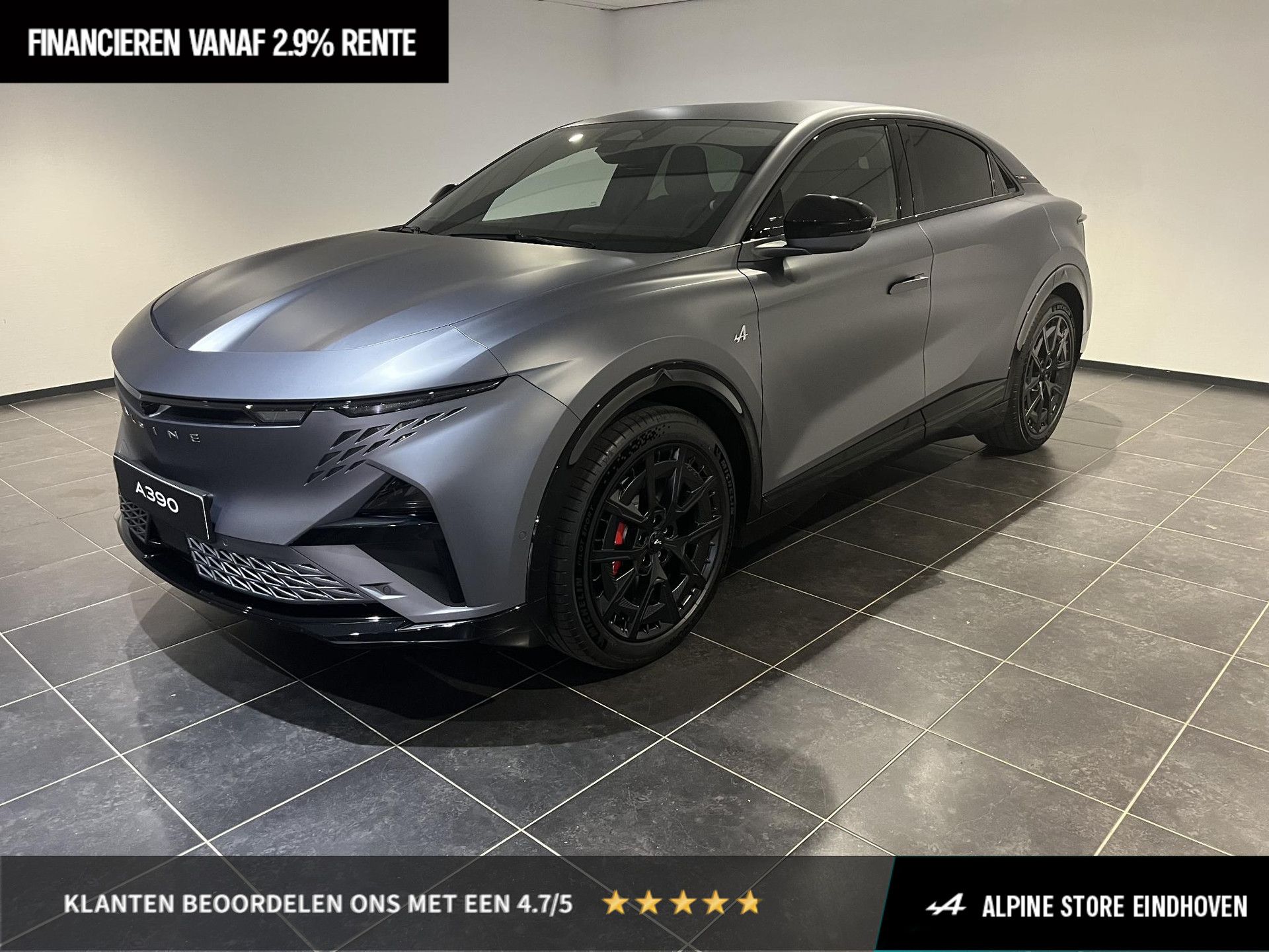 Alpine A390 met kenteken 255951 – vooraanzicht