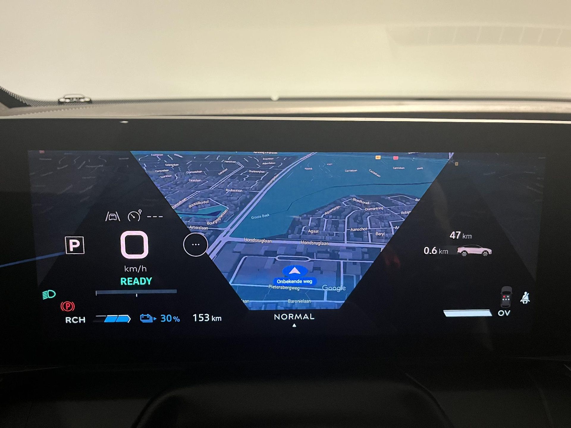 Alpine A390 met kenteken 255951 – dashboard