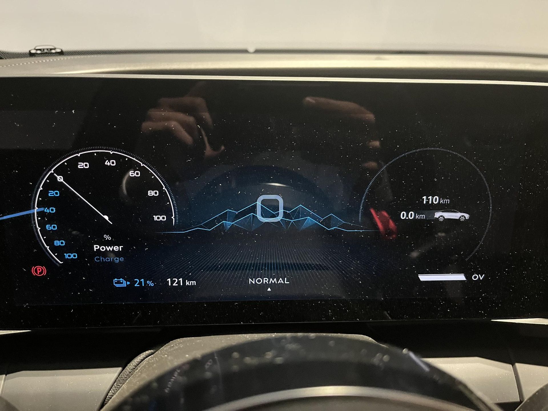 Alpine A390 met kenteken 55946 – dashboard