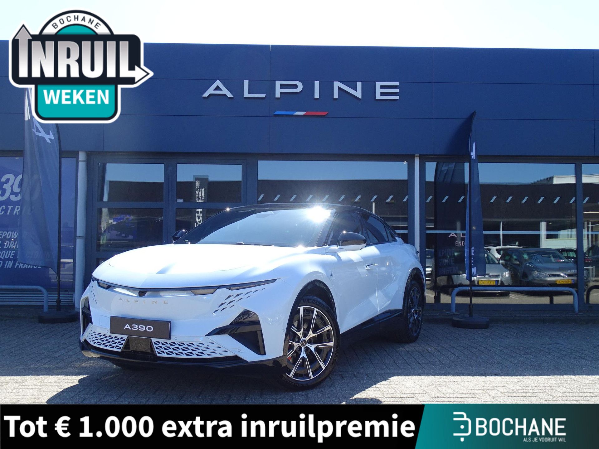 Alpine A390 – vooraanzicht