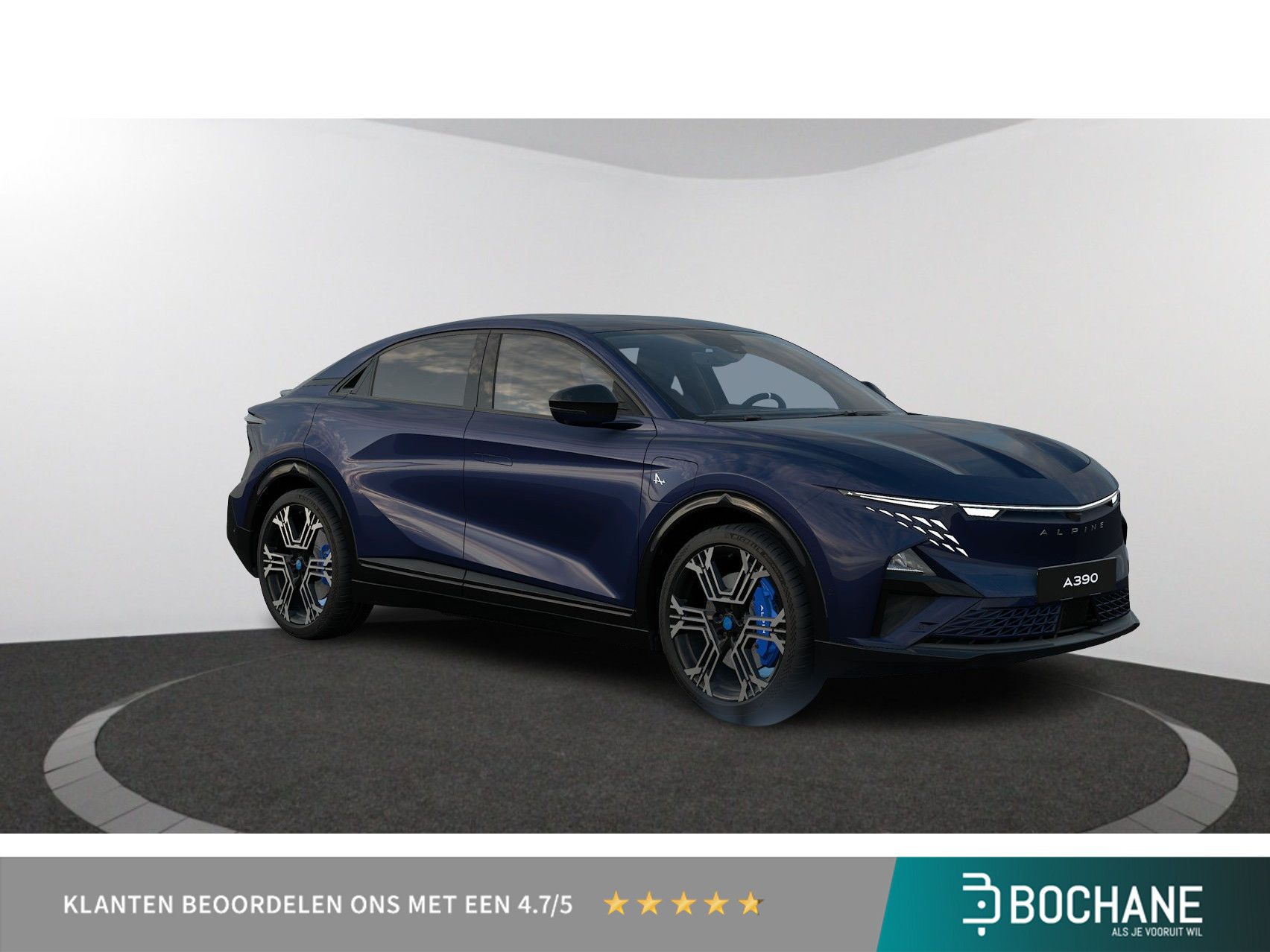 Alpine A390 – vooraanzicht