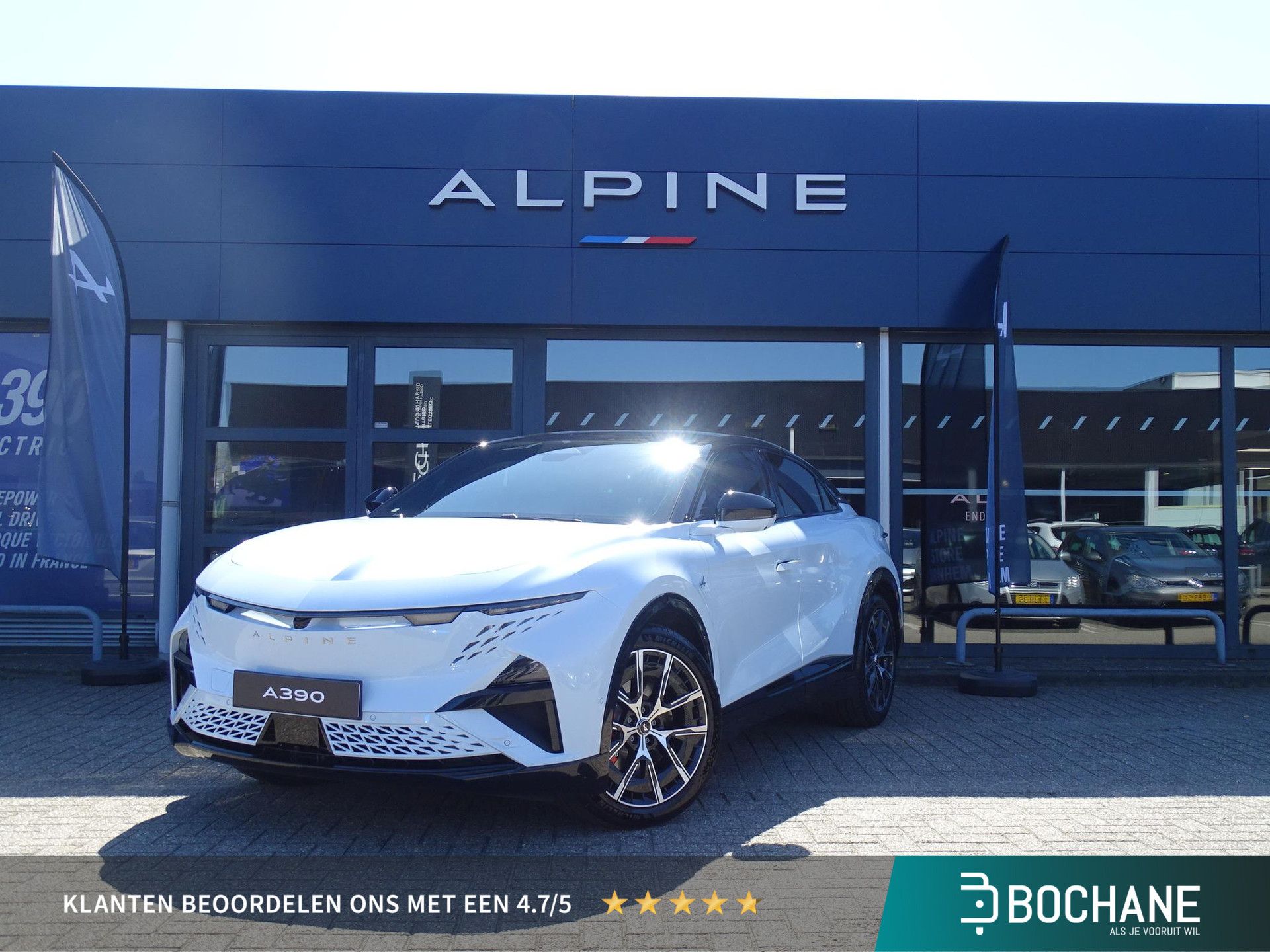 Alpine A390 – vooraanzicht