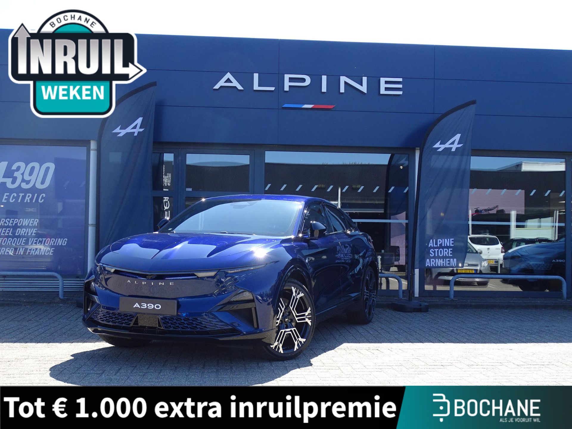 Alpine A390 – vooraanzicht