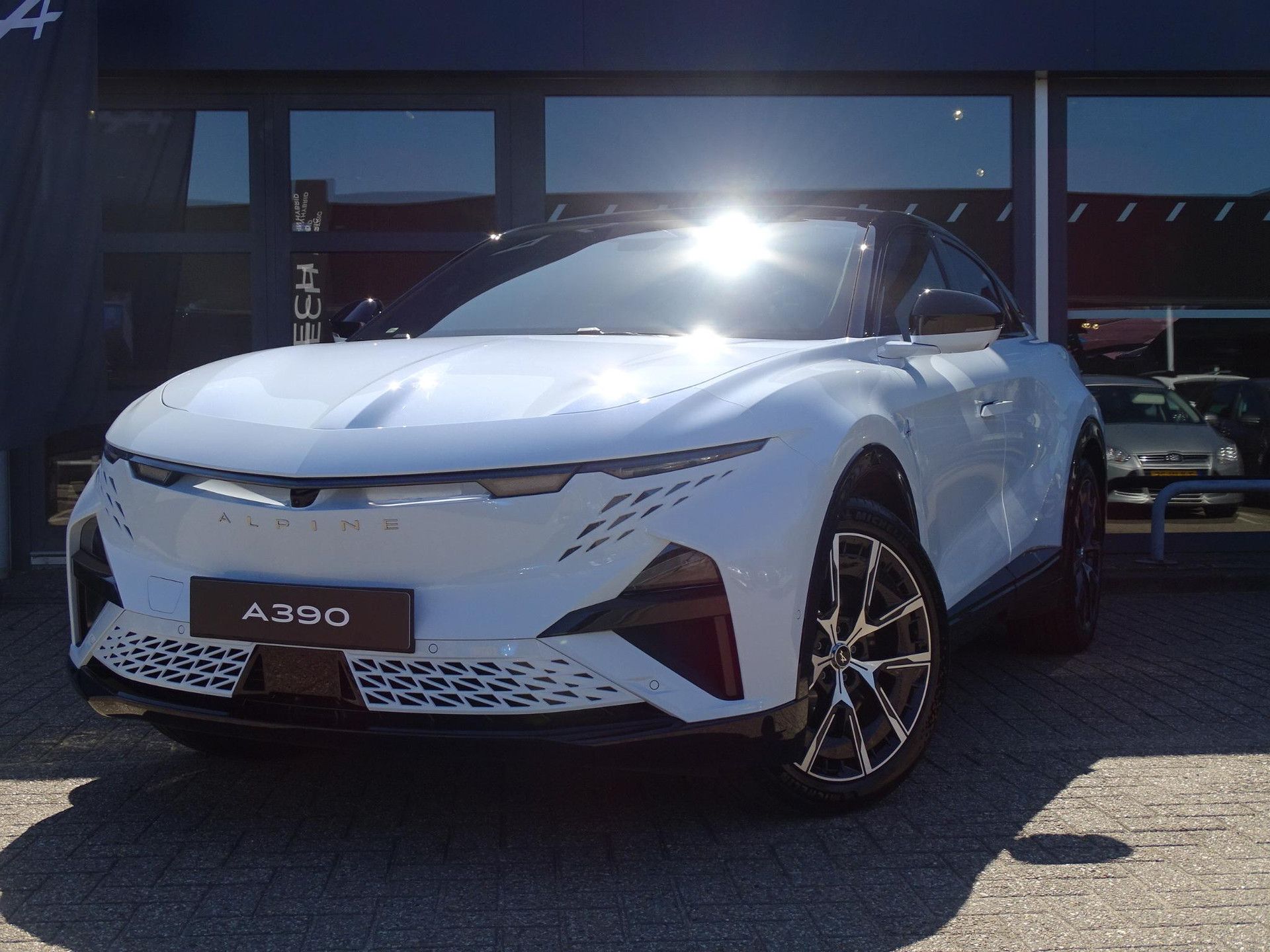 Alpine A390 – achteraanzicht