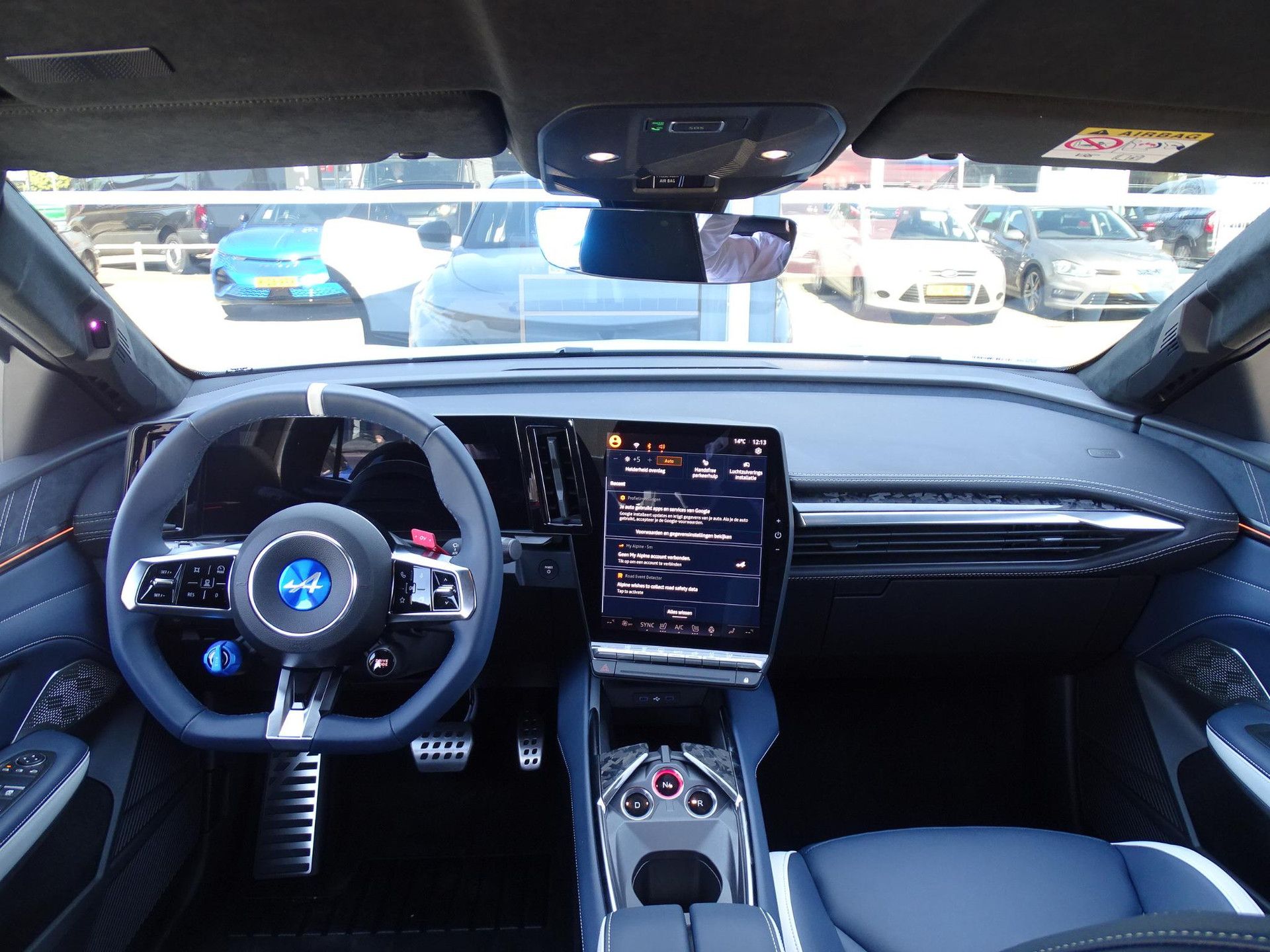 Alpine A390 – dashboard