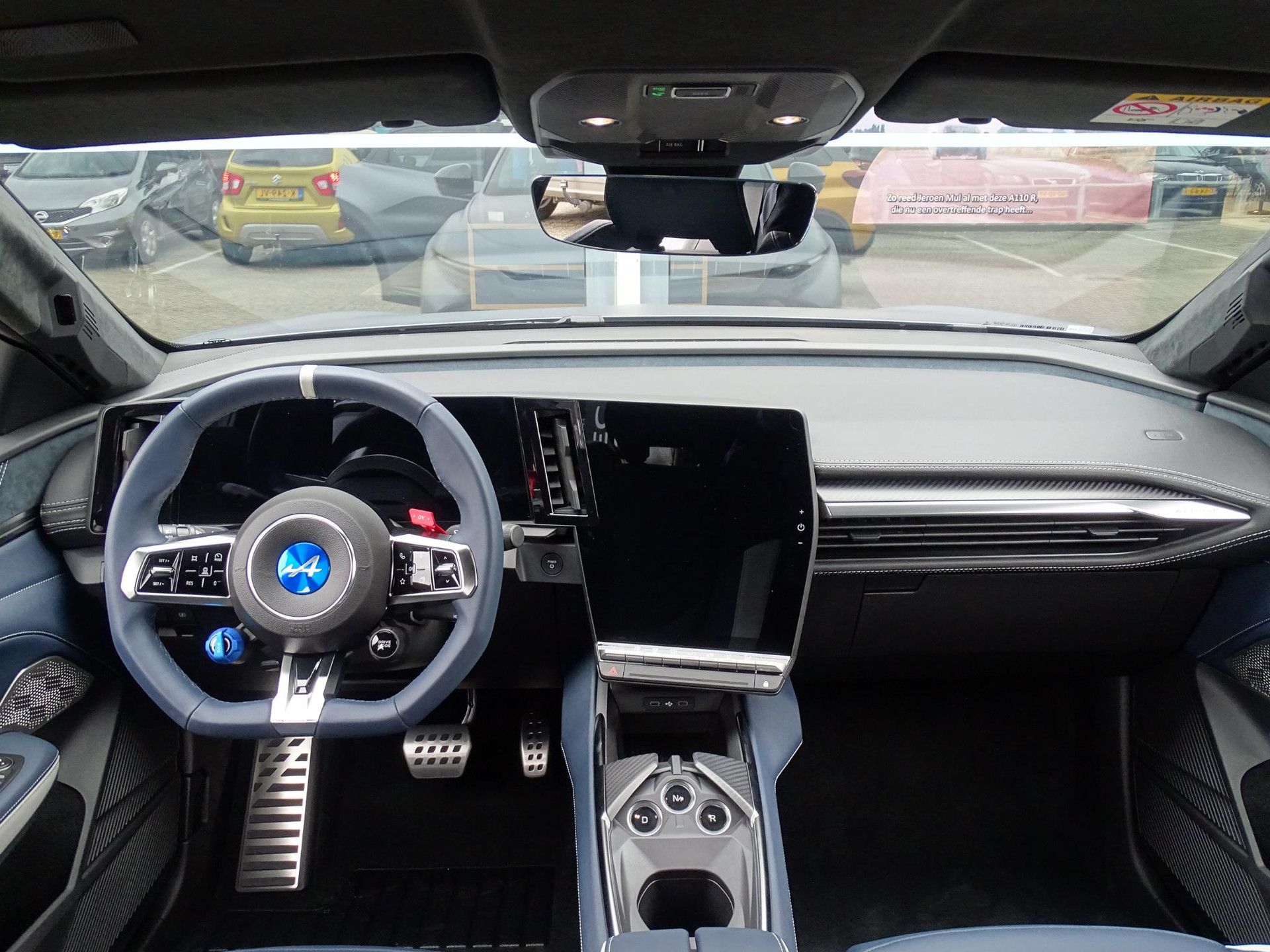 Alpine A390 met kenteken KJF-23-T – dashboard