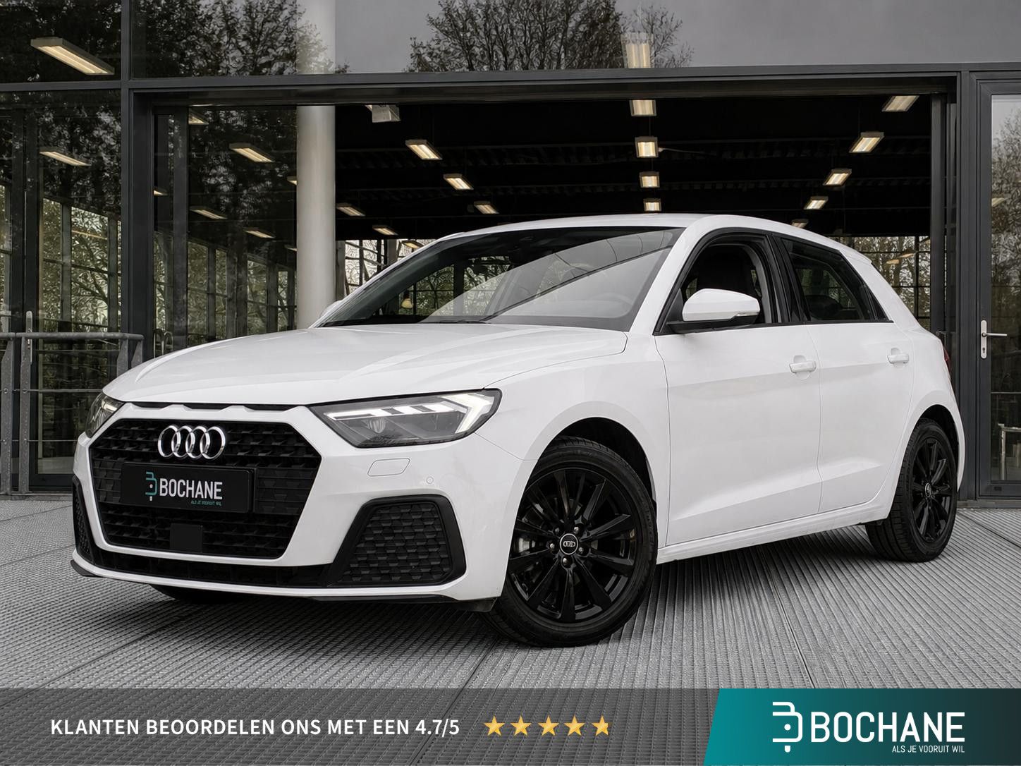 Audi A1Sportback met kenteken KDP-26-L – vooraanzicht