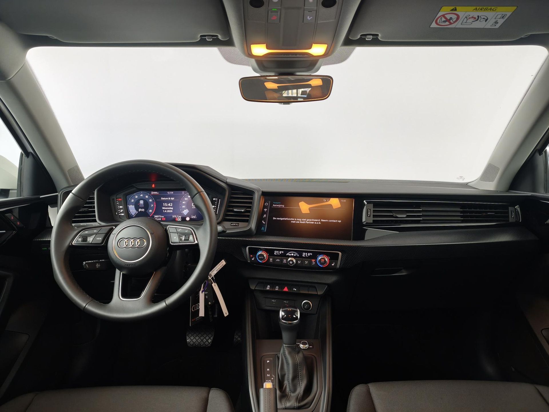 Audi A1Sportback met kenteken KDT-04-X – interieur