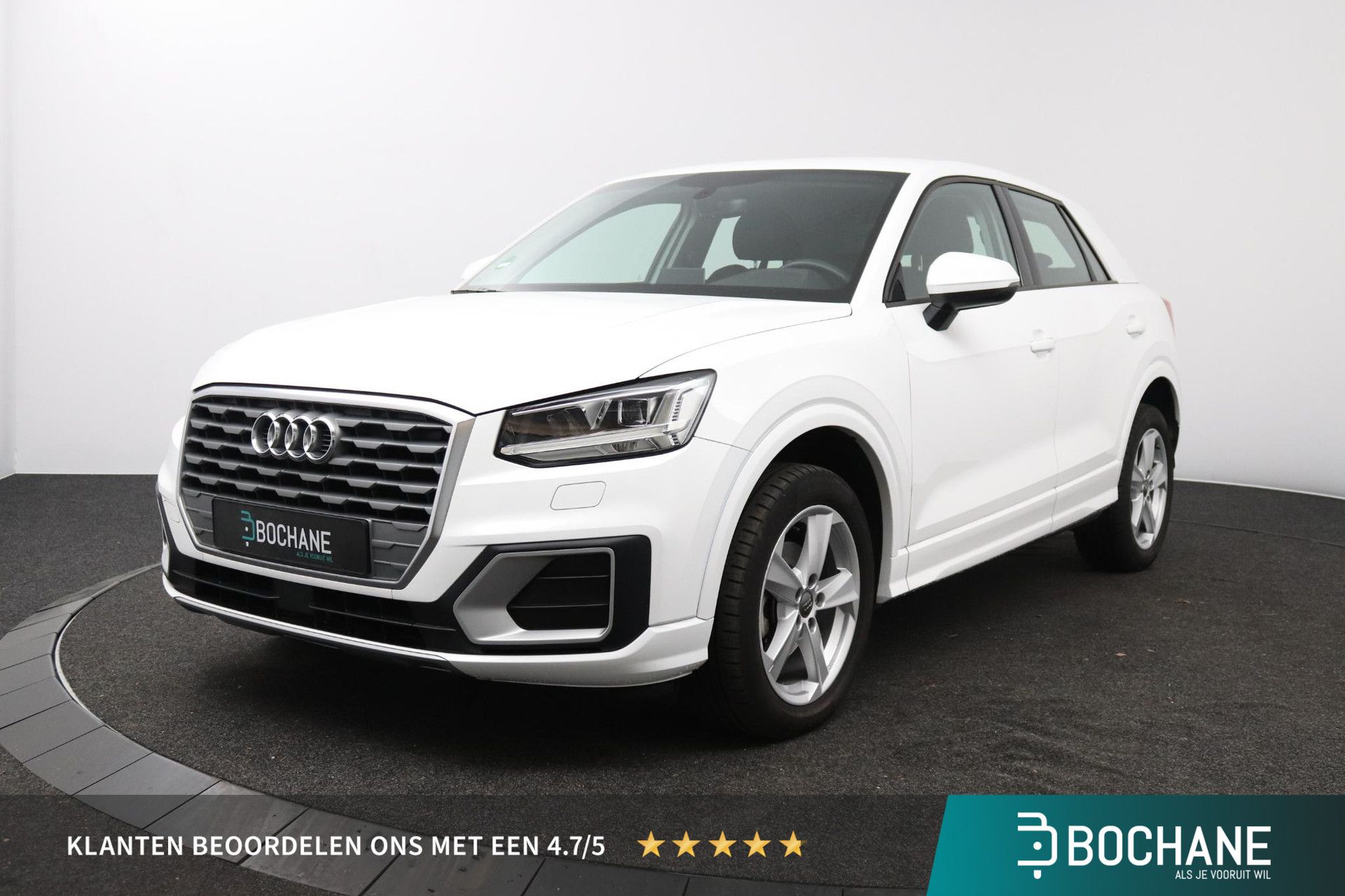 Audi Q2 met kenteken G-899-XZ – vooraanzicht