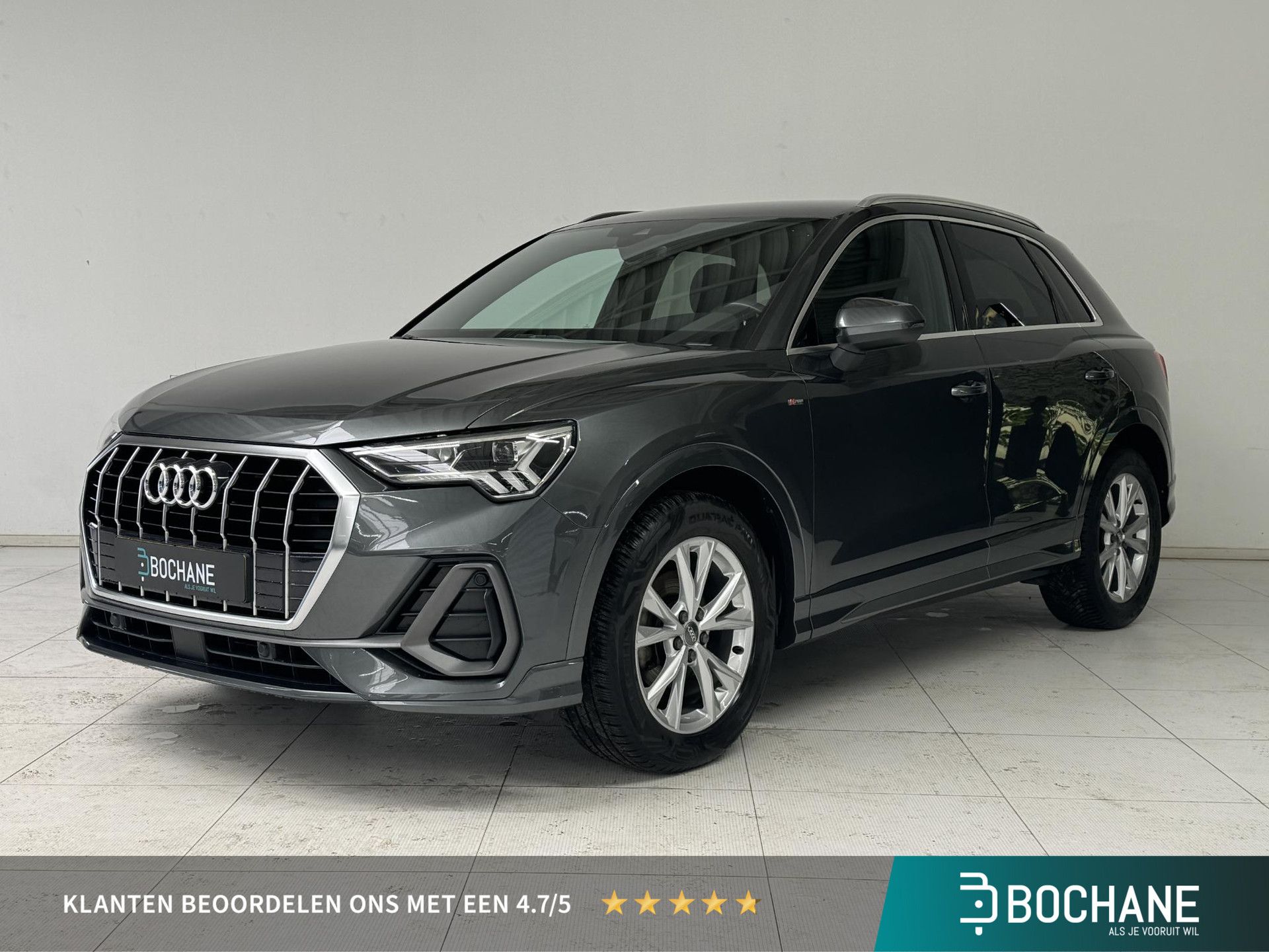 Audi Q3 met kenteken H-421-PL – vooraanzicht