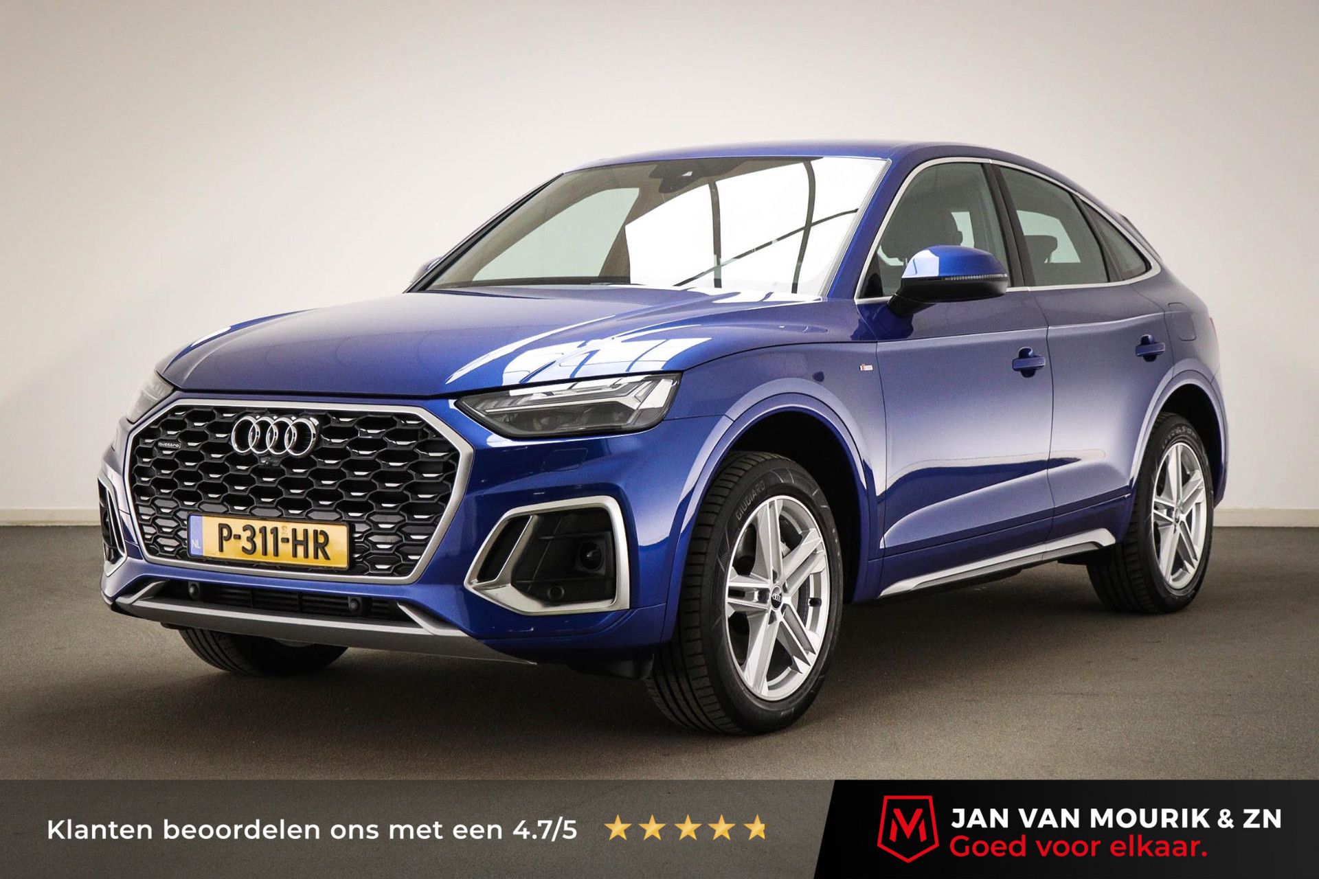 Audi Q5 met kenteken P-311-HR – vooraanzicht