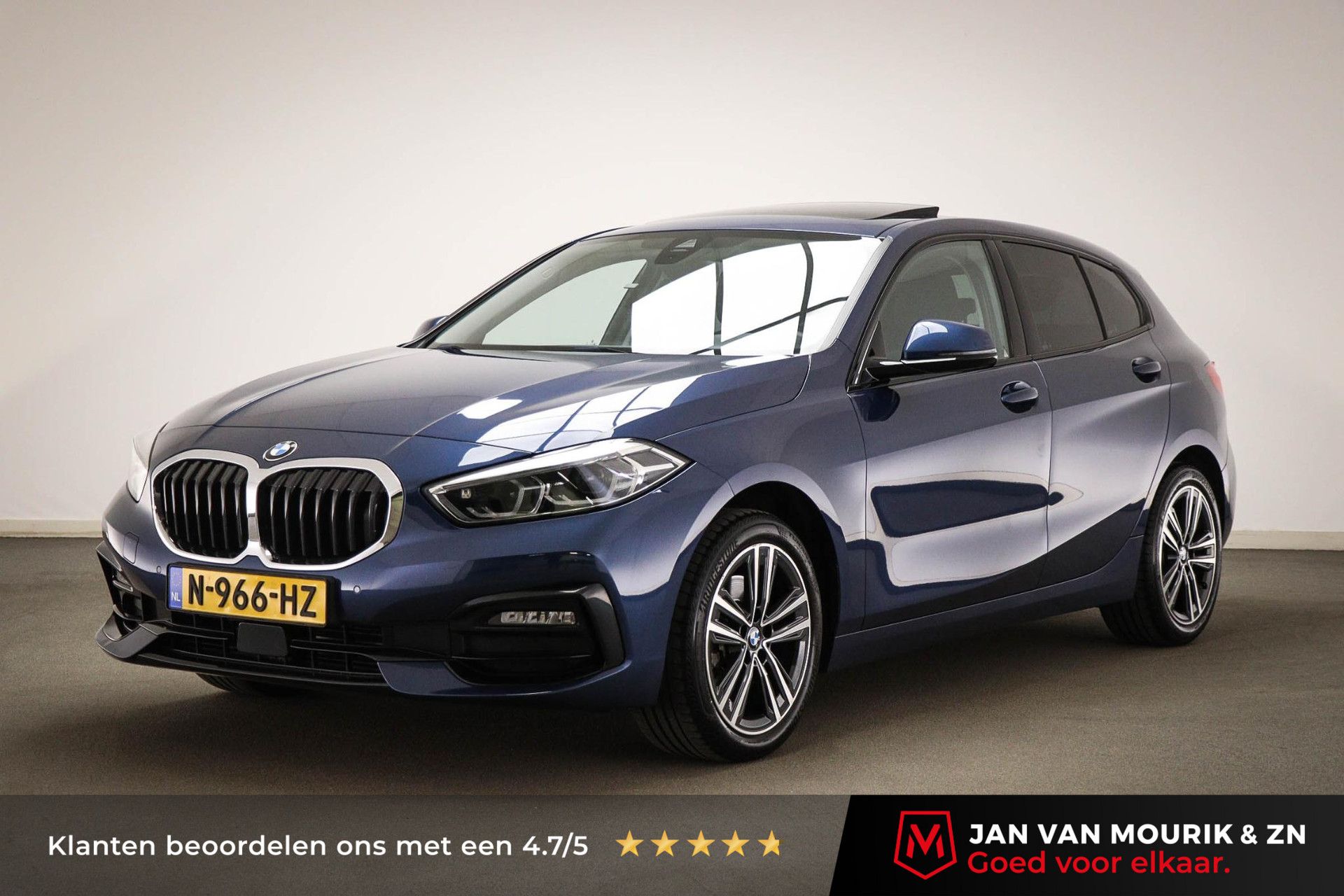 BMW 1-serie met kenteken N-966-HZ – vooraanzicht