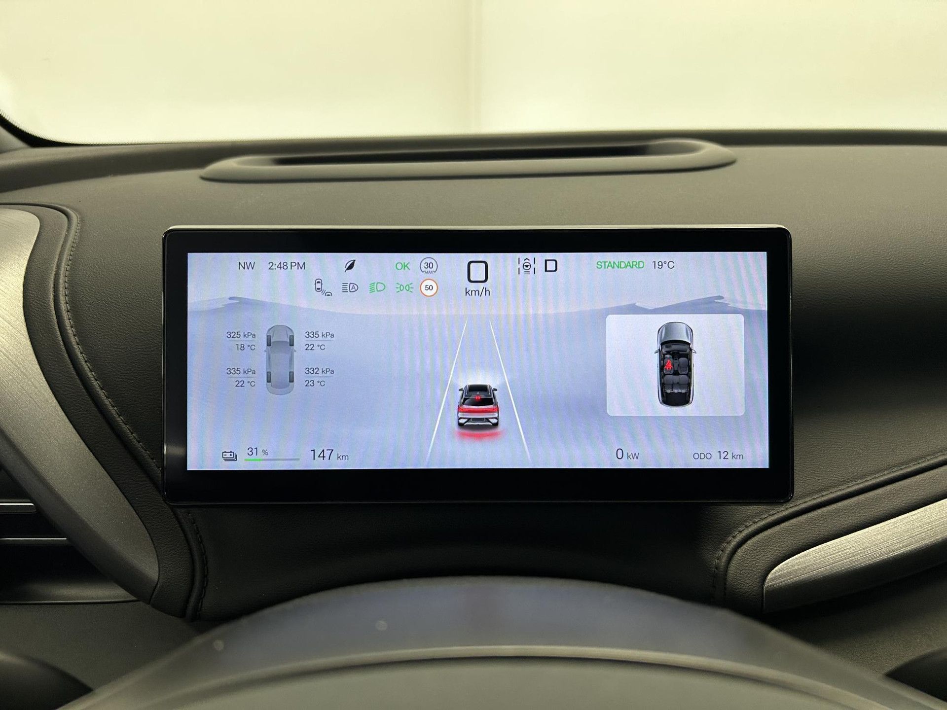 BYD ATTO3 met kenteken KDG-22-D – dashboard