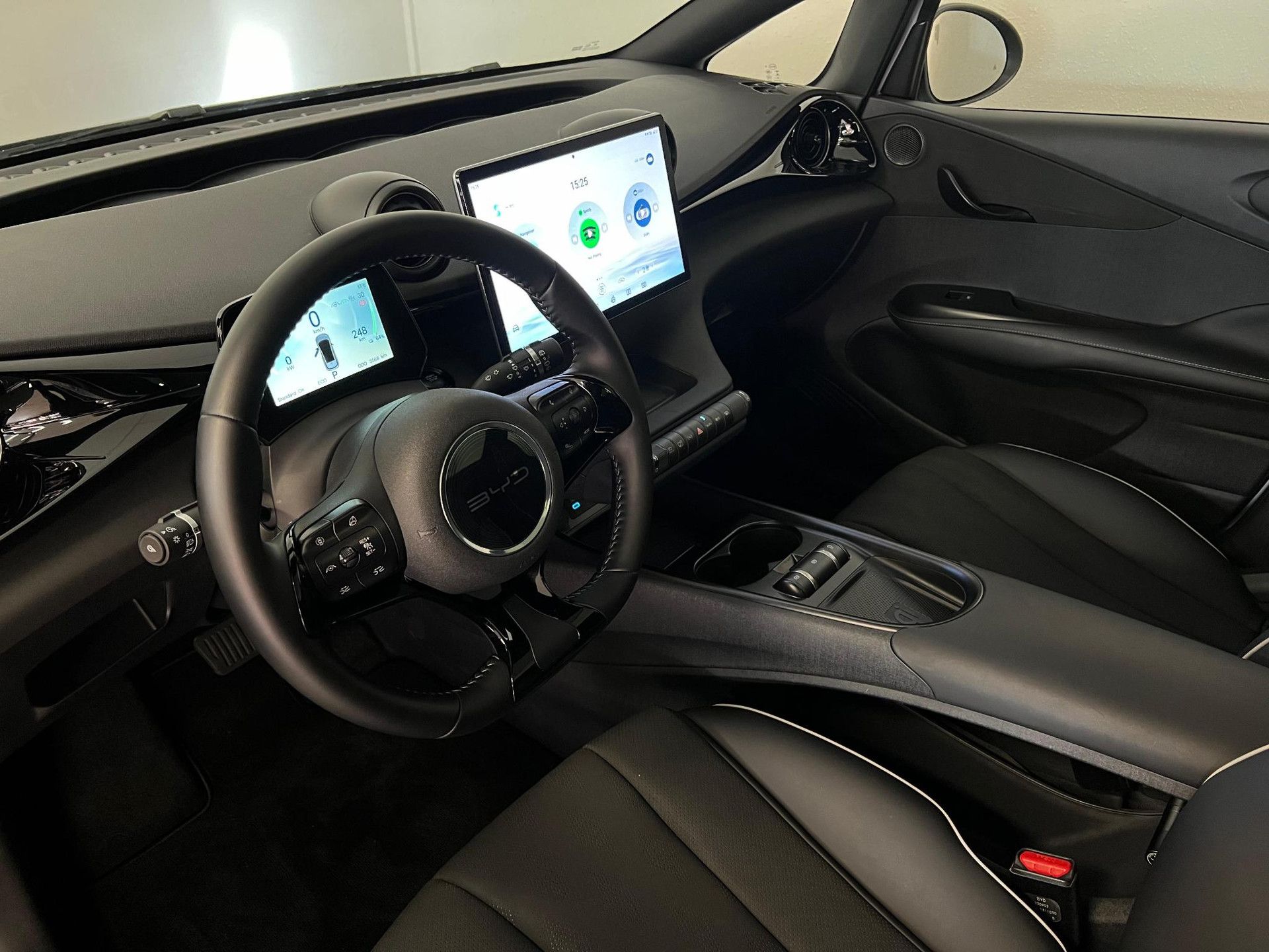 BYD DOLPHIN met kenteken KDV-60-V – dashboard