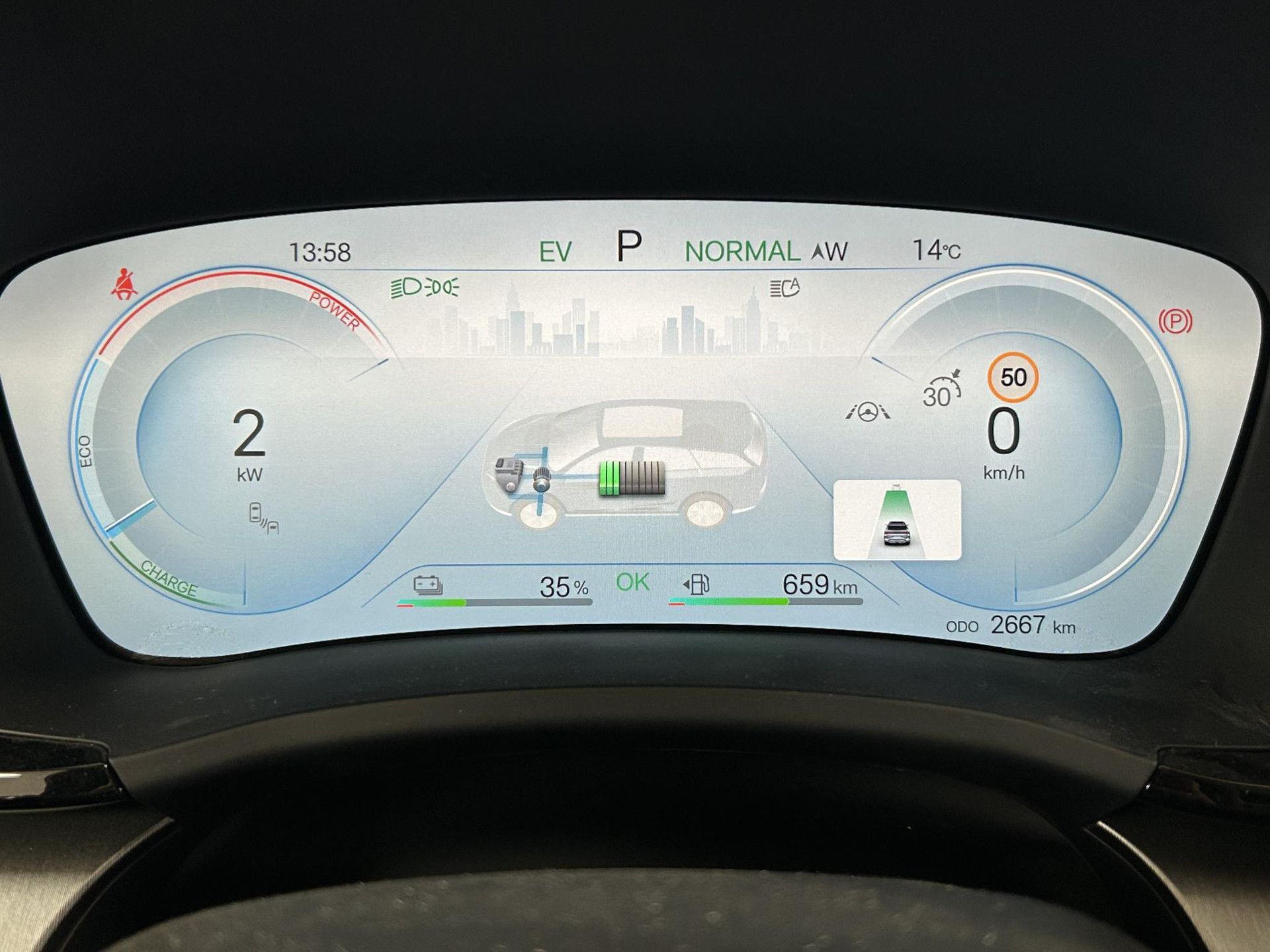 BYD SEALU met kenteken KDG-71-D – dashboard