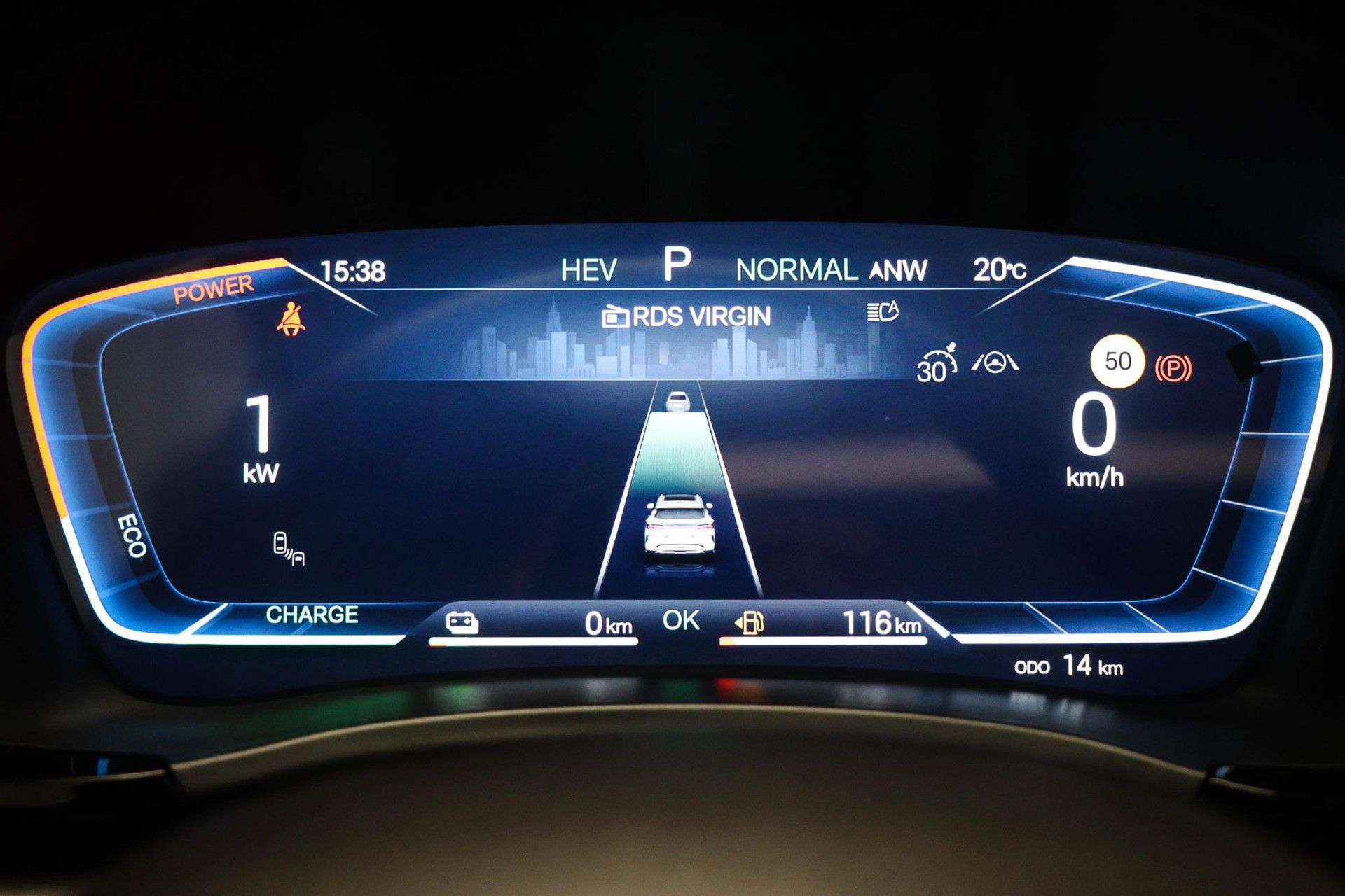 BYD SEALU met kenteken KLF-31-T – dashboard