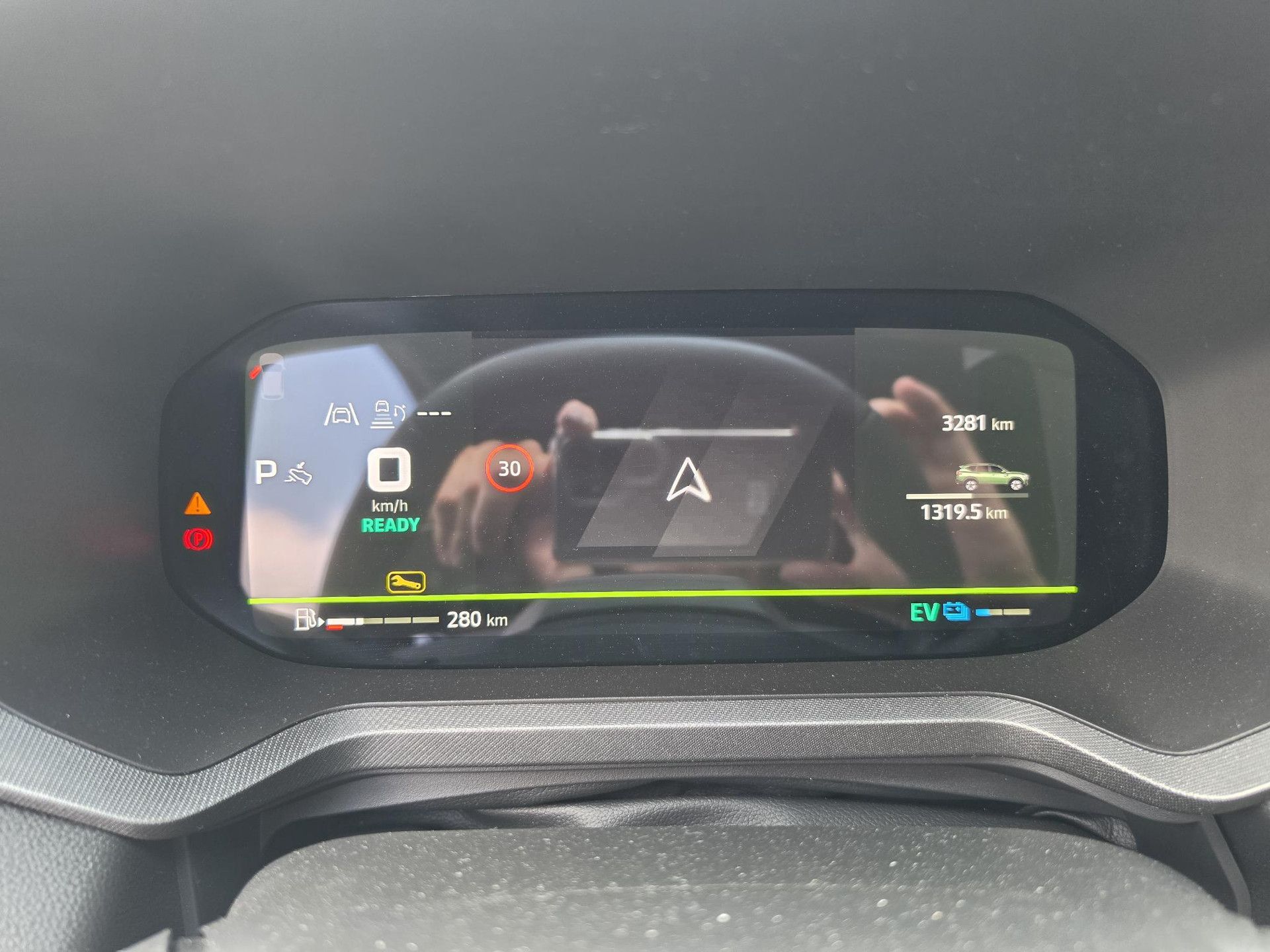 Dacia Bigster met kenteken KRS-64-P – dashboard
