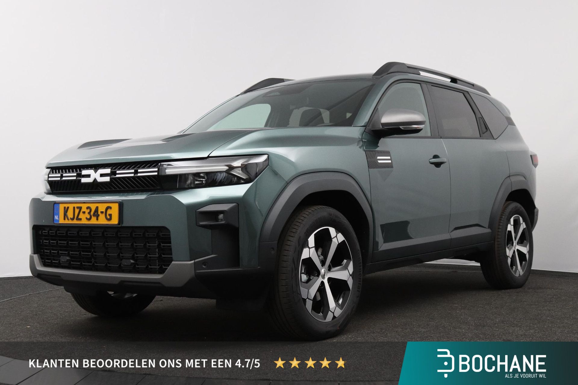 Dacia Bigster met kenteken KJZ-34-G – vooraanzicht