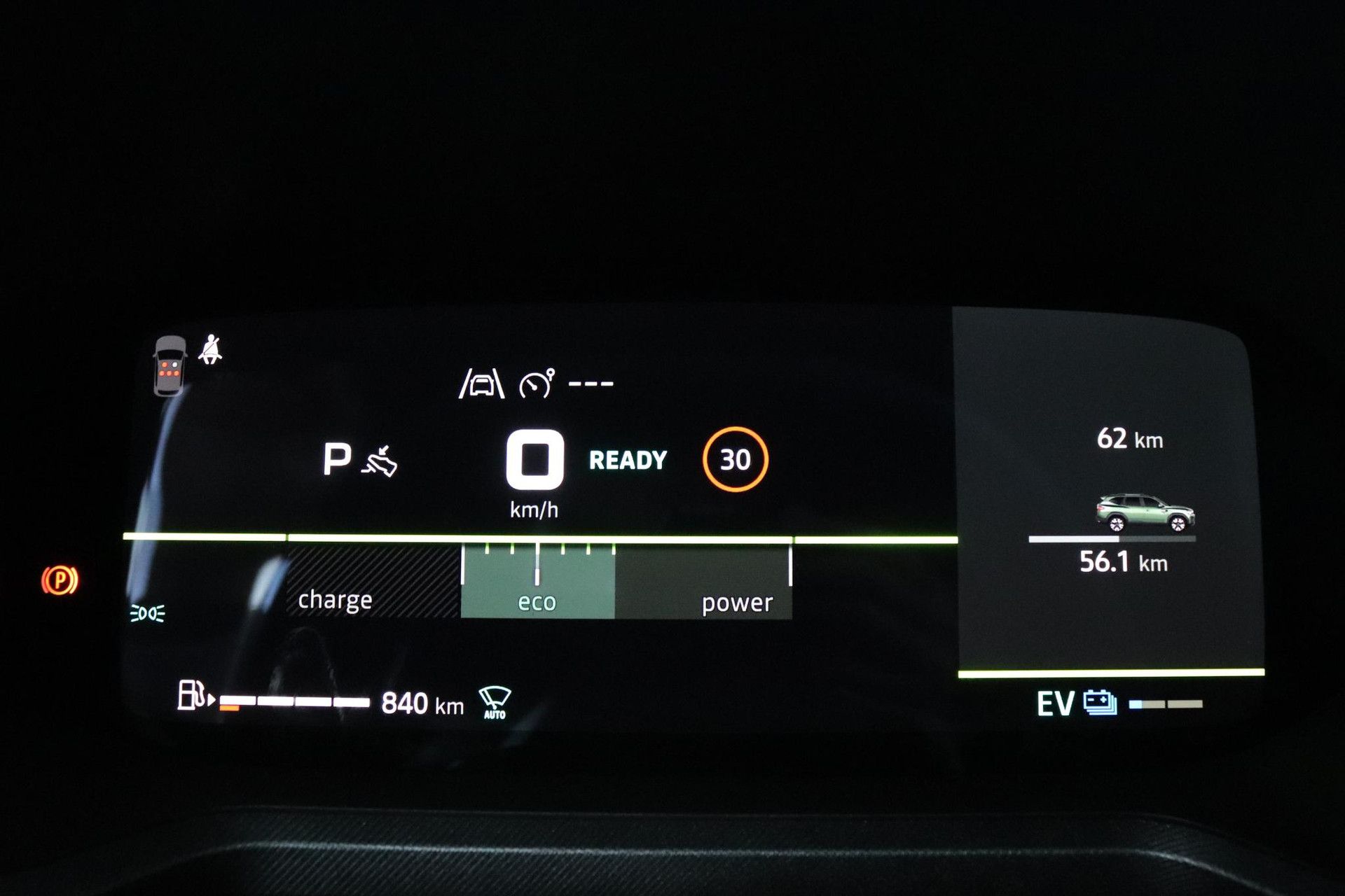 Dacia Bigster met kenteken KJZ-34-G – dashboard