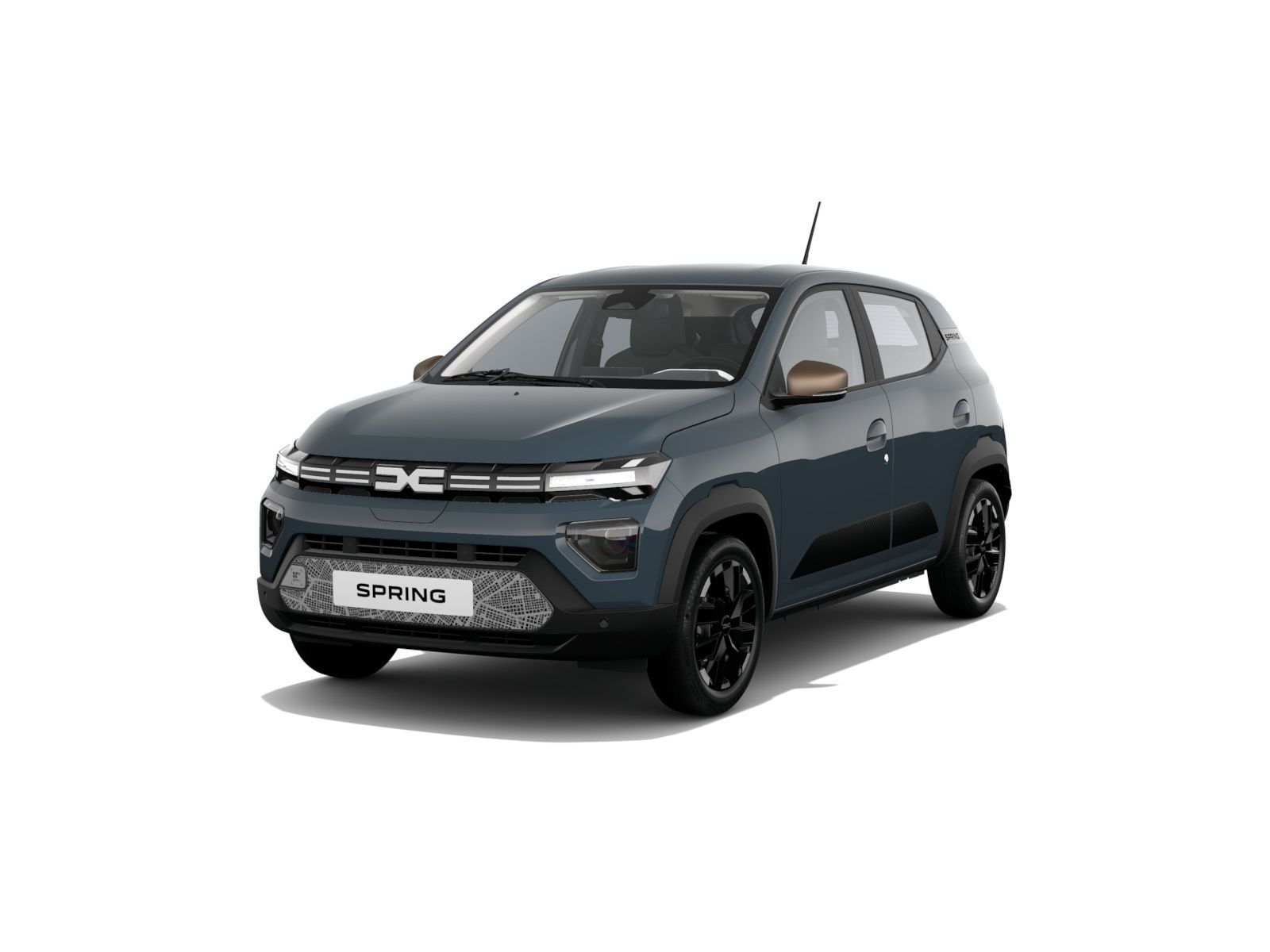 Dacia Spring met kenteken HBH-28-B – achteraanzicht