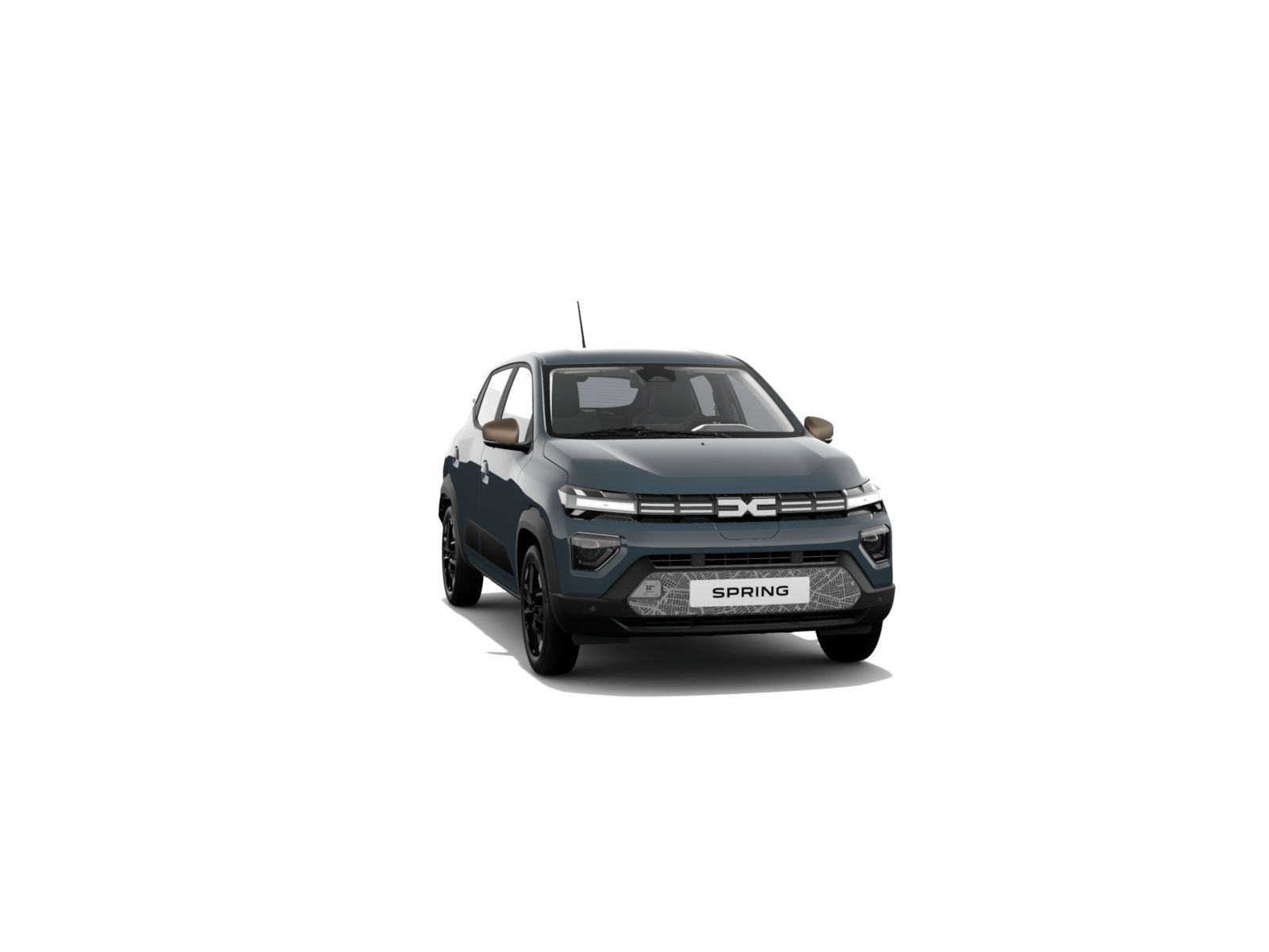 Dacia Spring met kenteken HBH-28-B – detailfoto