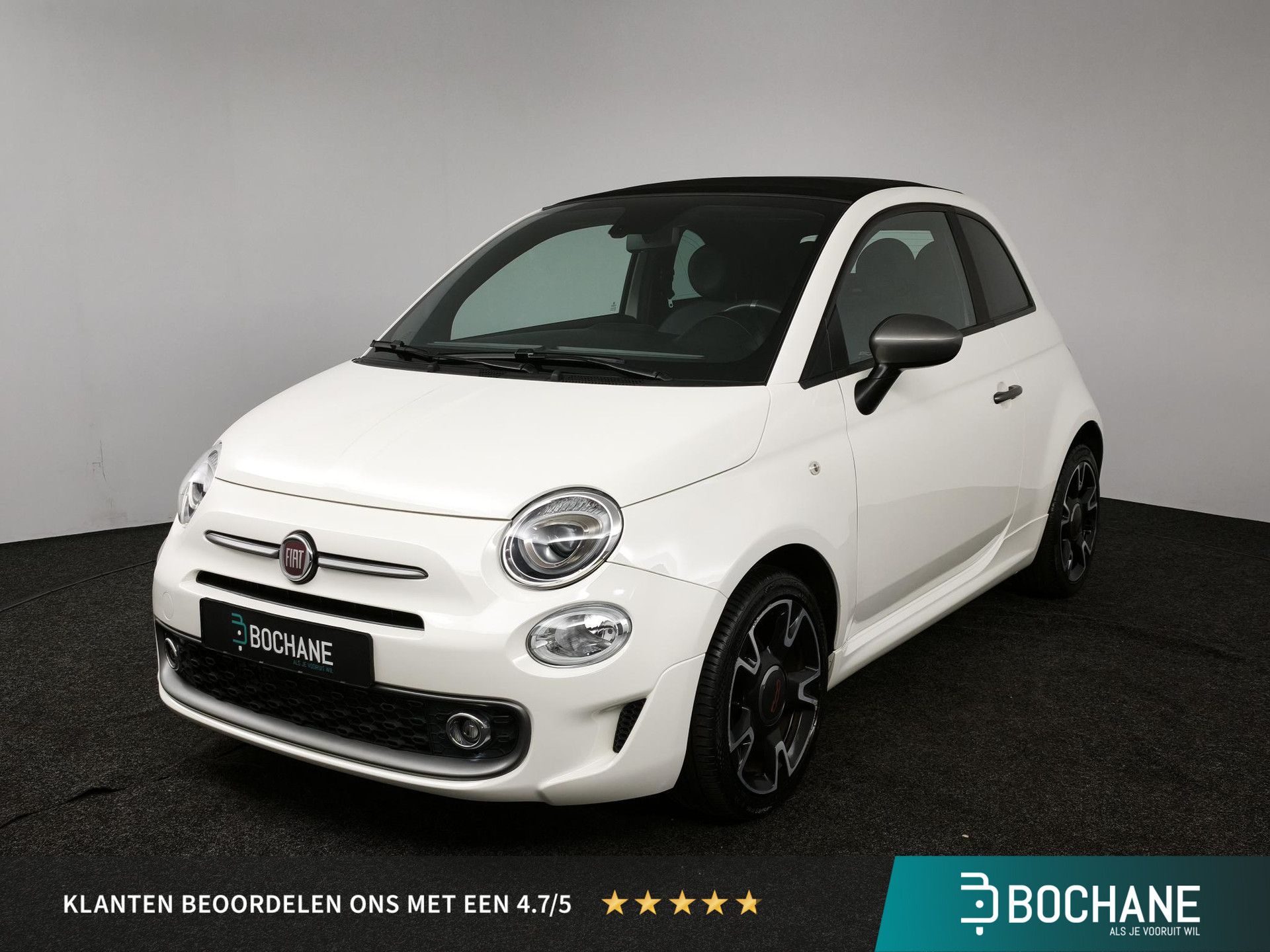 Fiat 500C met kenteken H-372-TF – vooraanzicht