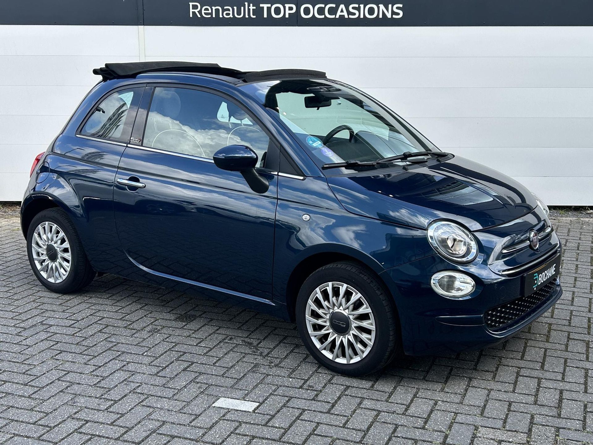 Fiat 500C met kenteken L-775-SF – detailfoto