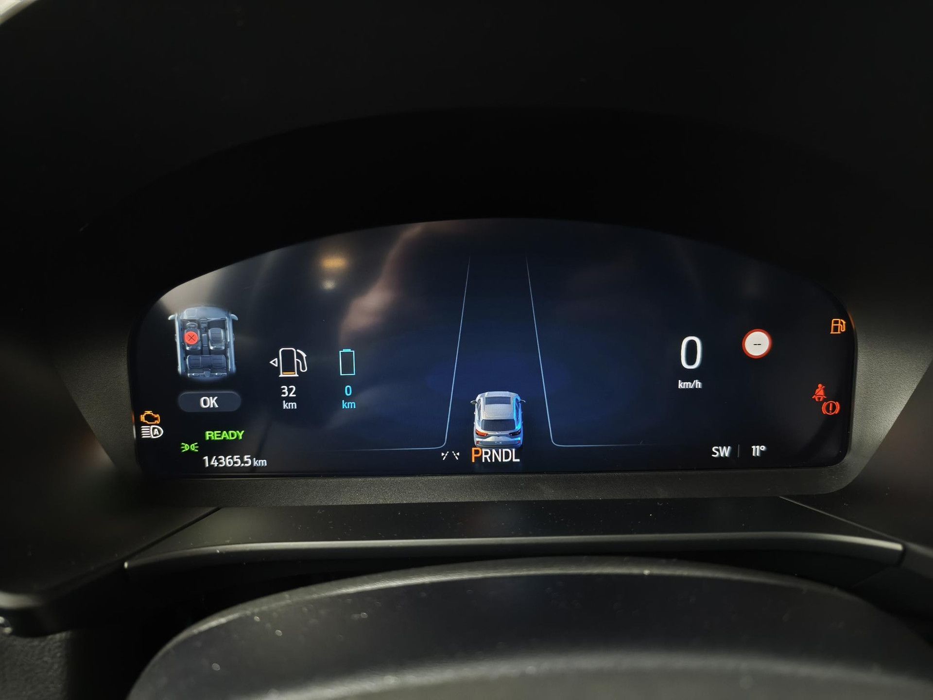 Ford Kuga met kenteken JZK-20-X – dashboard
