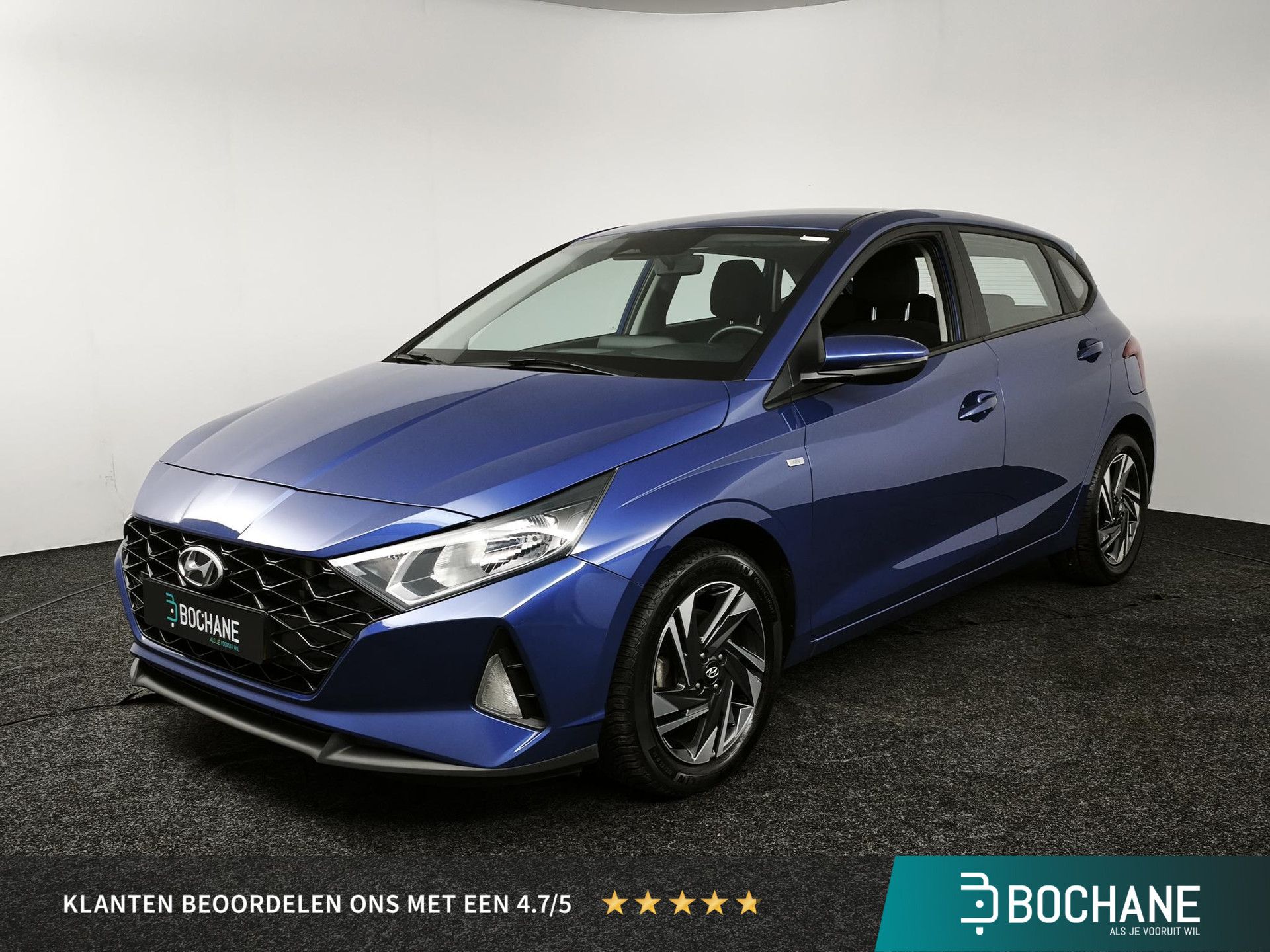 Hyundai i20 met kenteken P-767-PD – vooraanzicht
