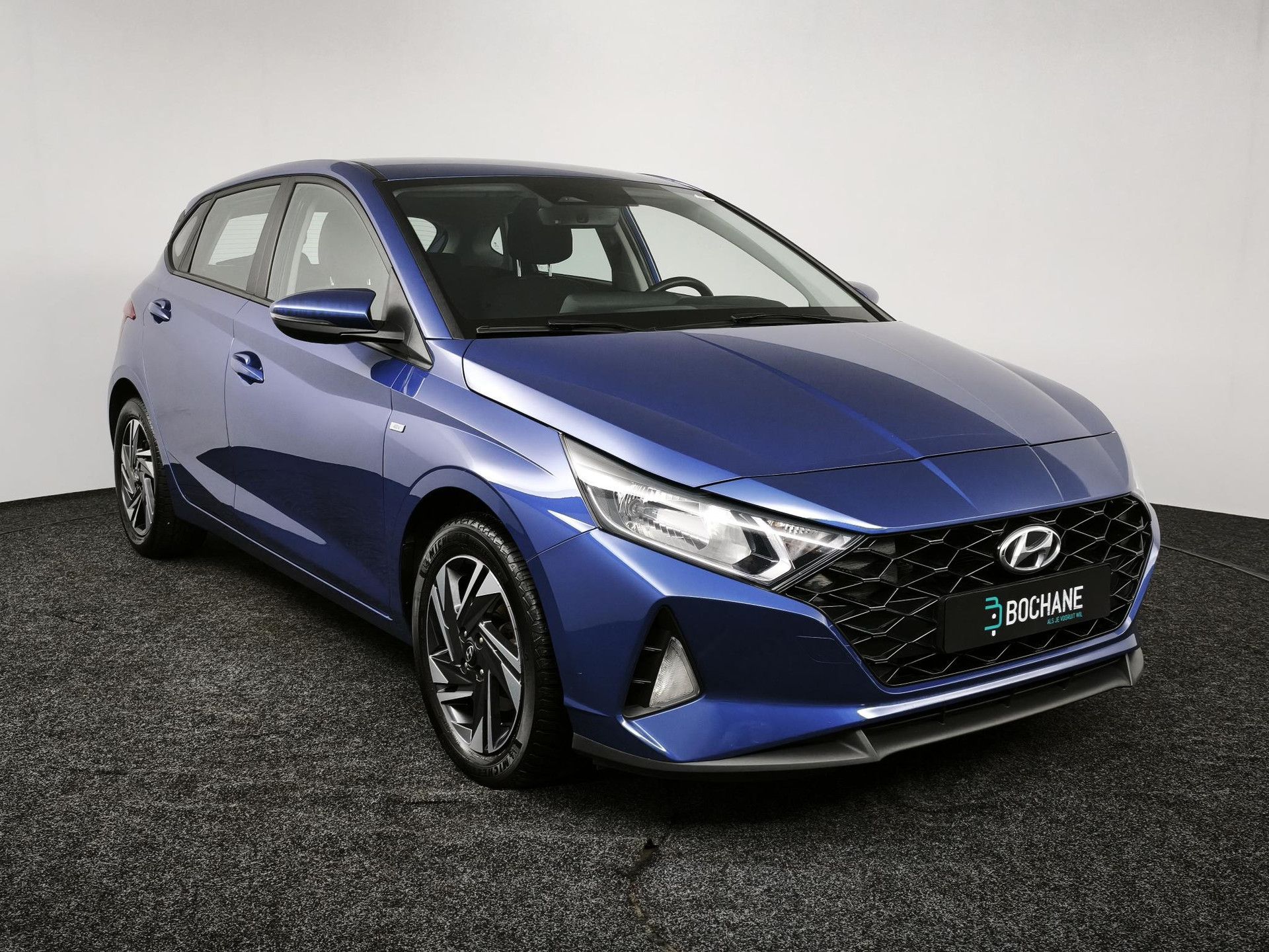Hyundai i20 met kenteken P-767-PD – detailfoto