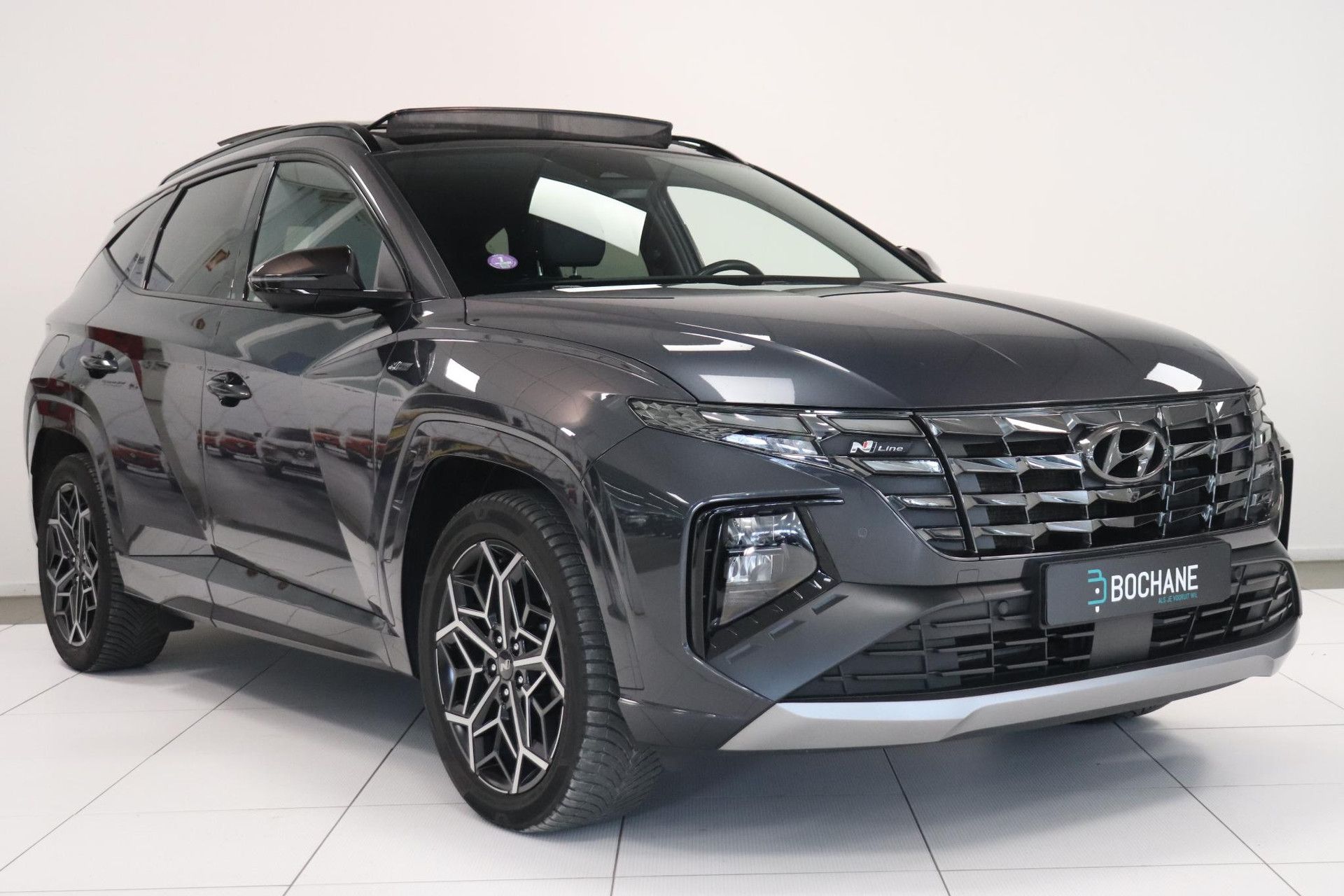 Hyundai Tucson met kenteken R-465-FZ – detailfoto