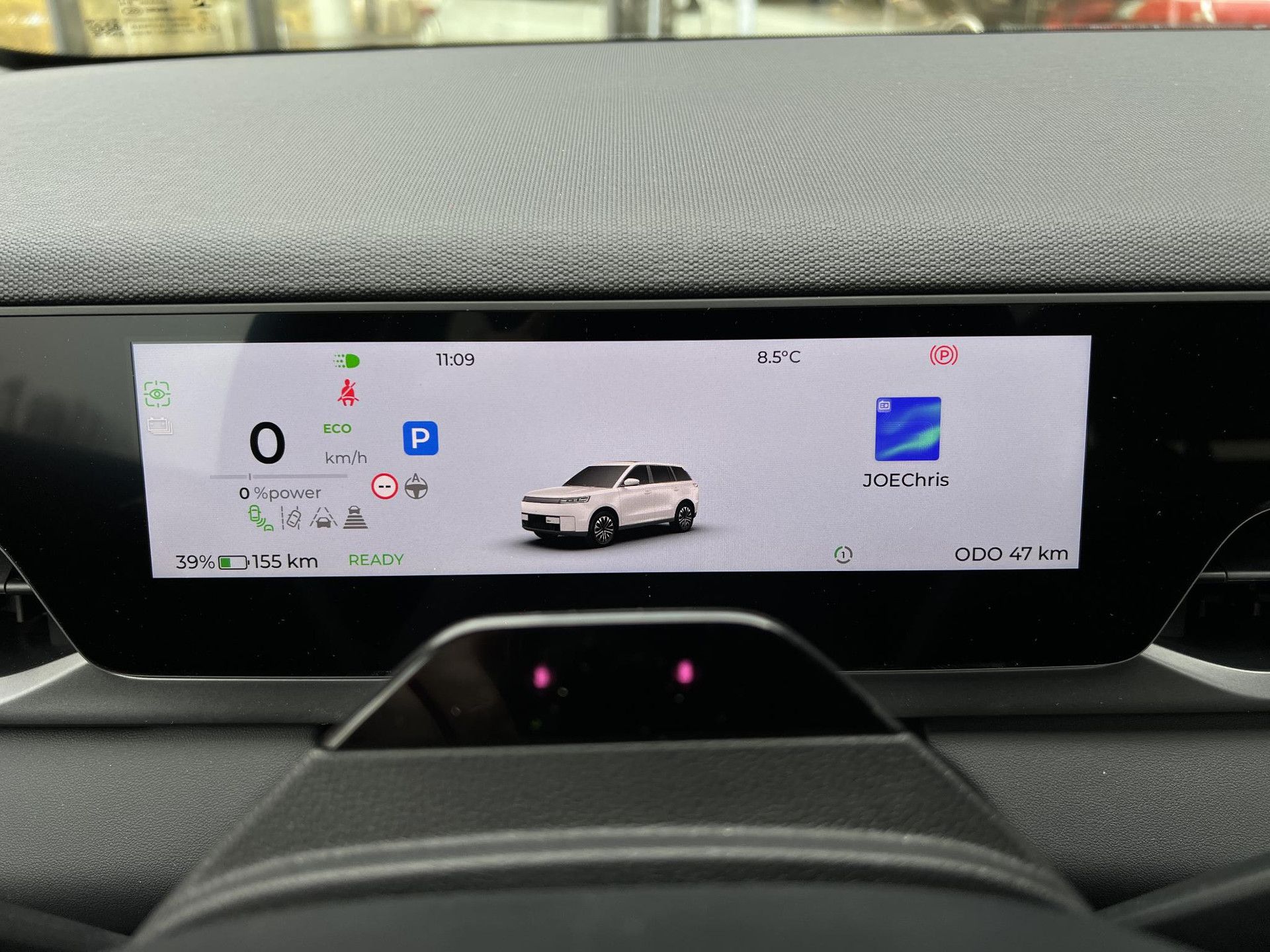 Jaecoo 5 – dashboard
