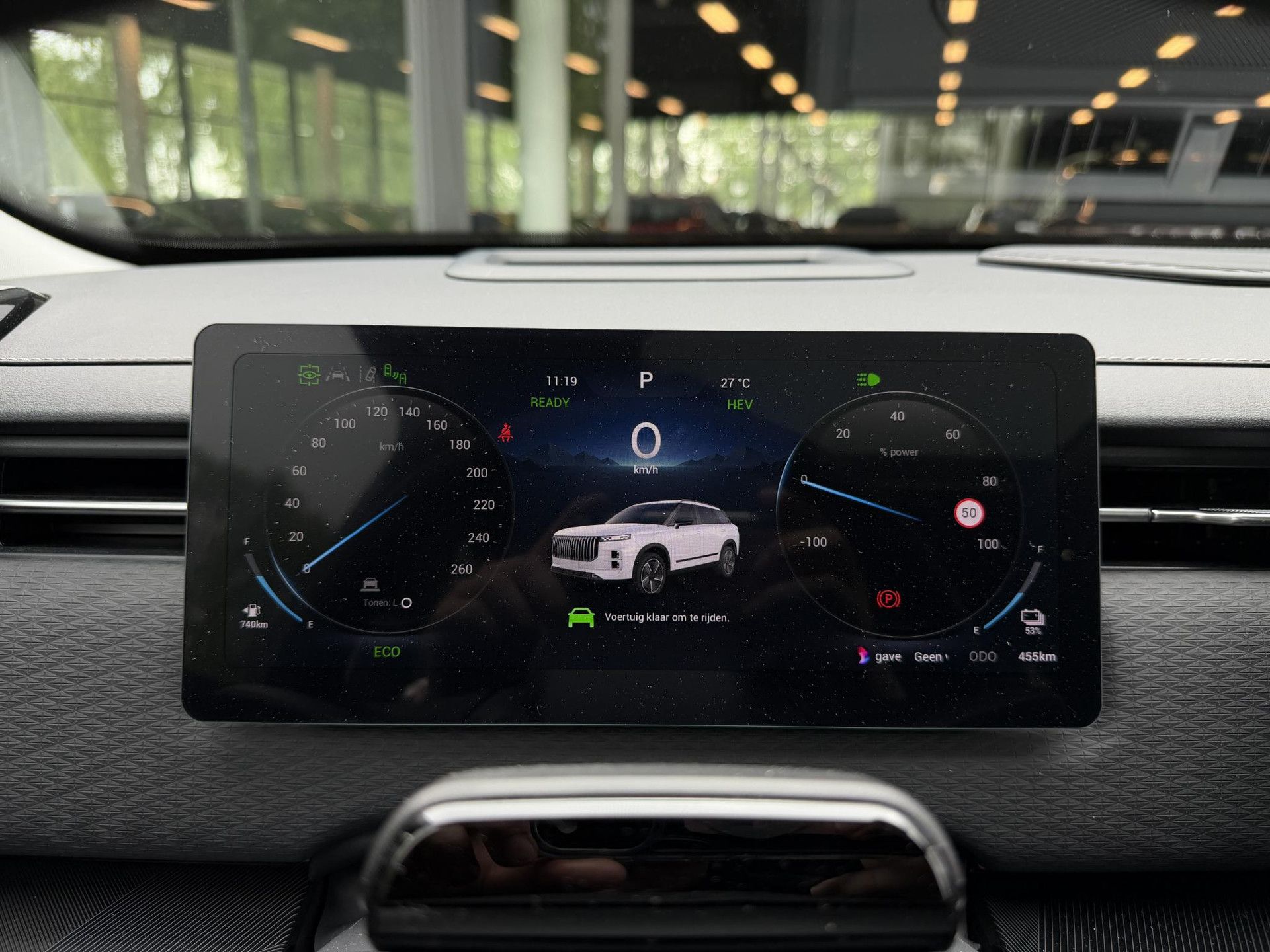 Jaecoo 7 met kenteken KDZ-98-K – dashboard