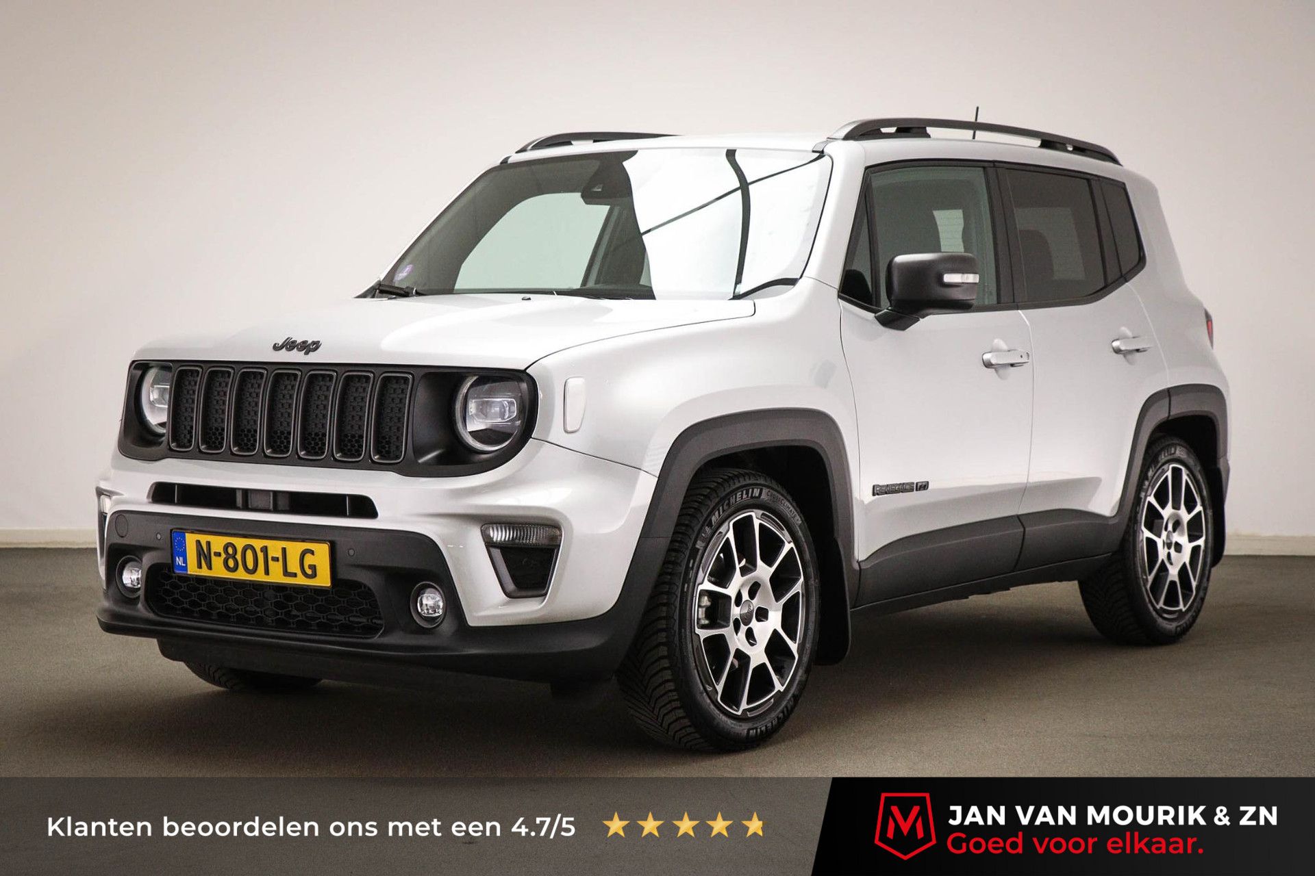 Jeep Renegade met kenteken N-801-LG – vooraanzicht