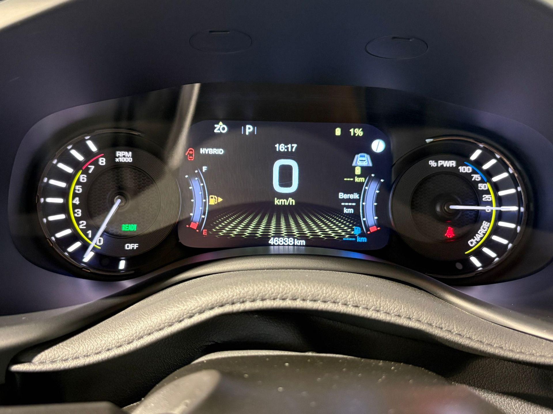 Jeep Renegade met kenteken P-851-KL – dashboard