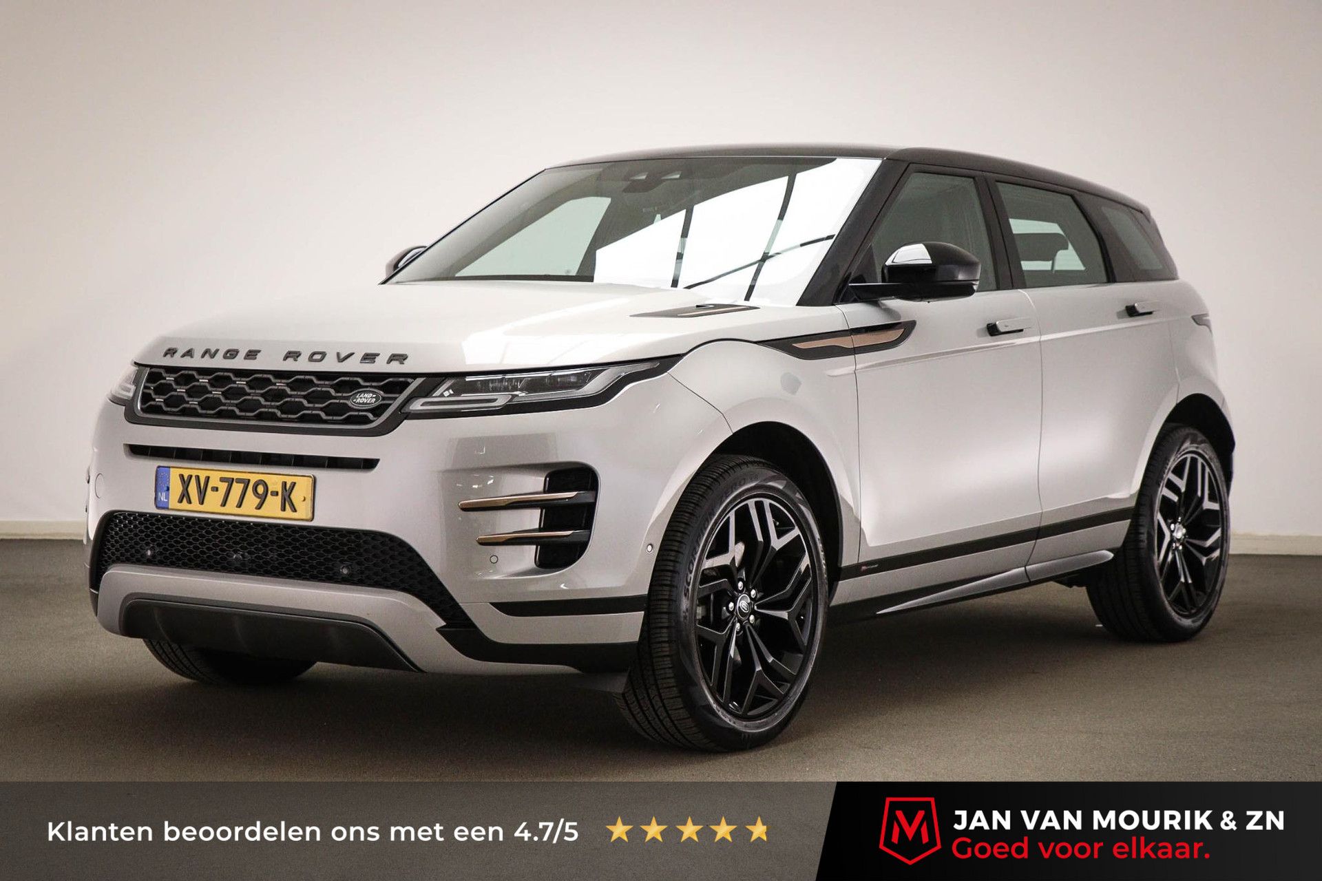 Land Rover RoverRangeRoverEvoque met kenteken XV-779-K – vooraanzicht