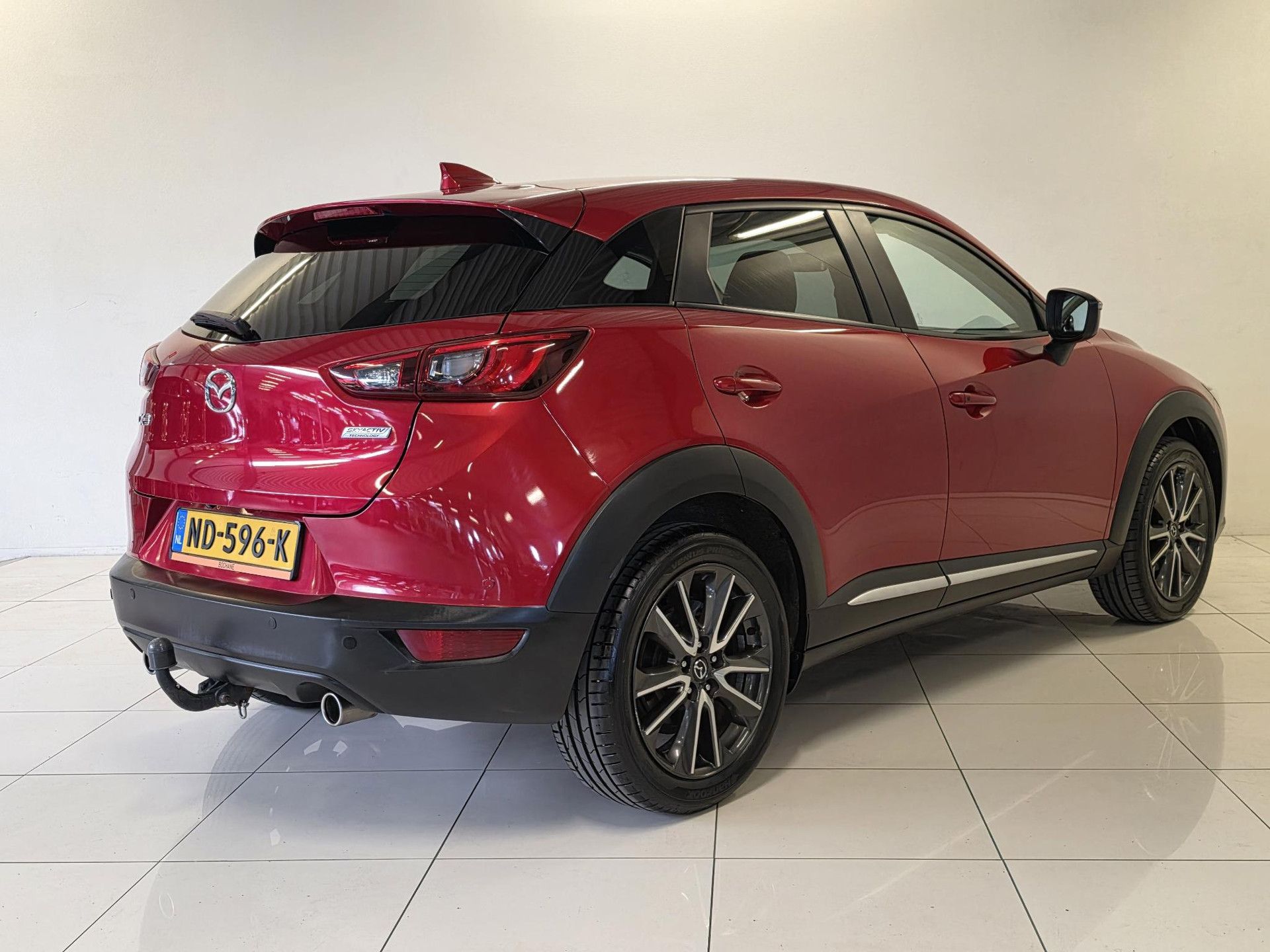 Mazda CX-3 met kenteken ND-596-K – detailfoto