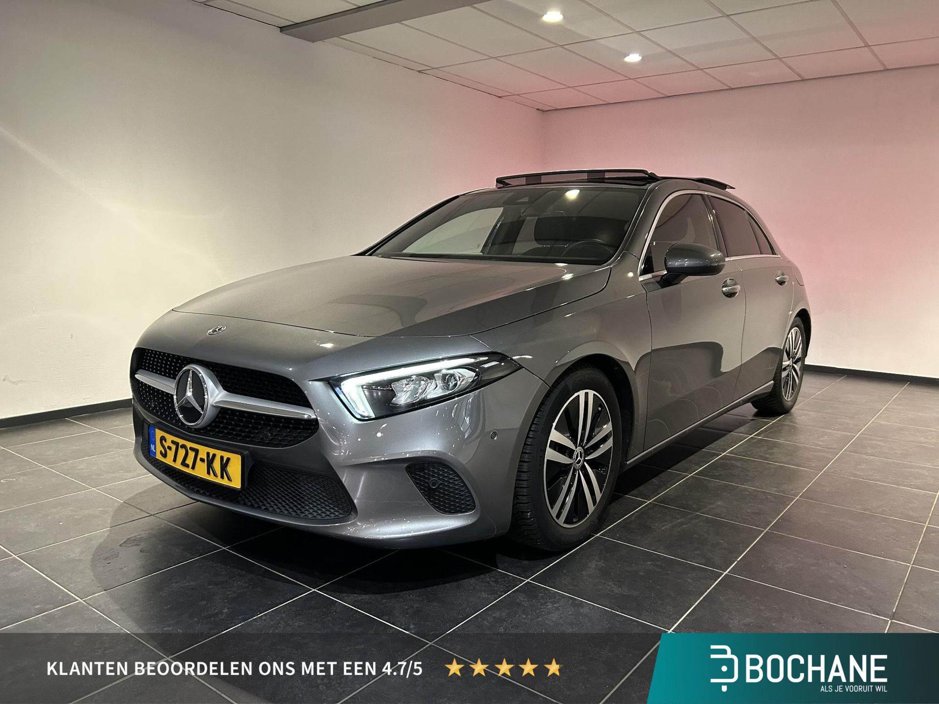 Mercedes-Benz A-Klasse met kenteken S-727-KK – vooraanzicht