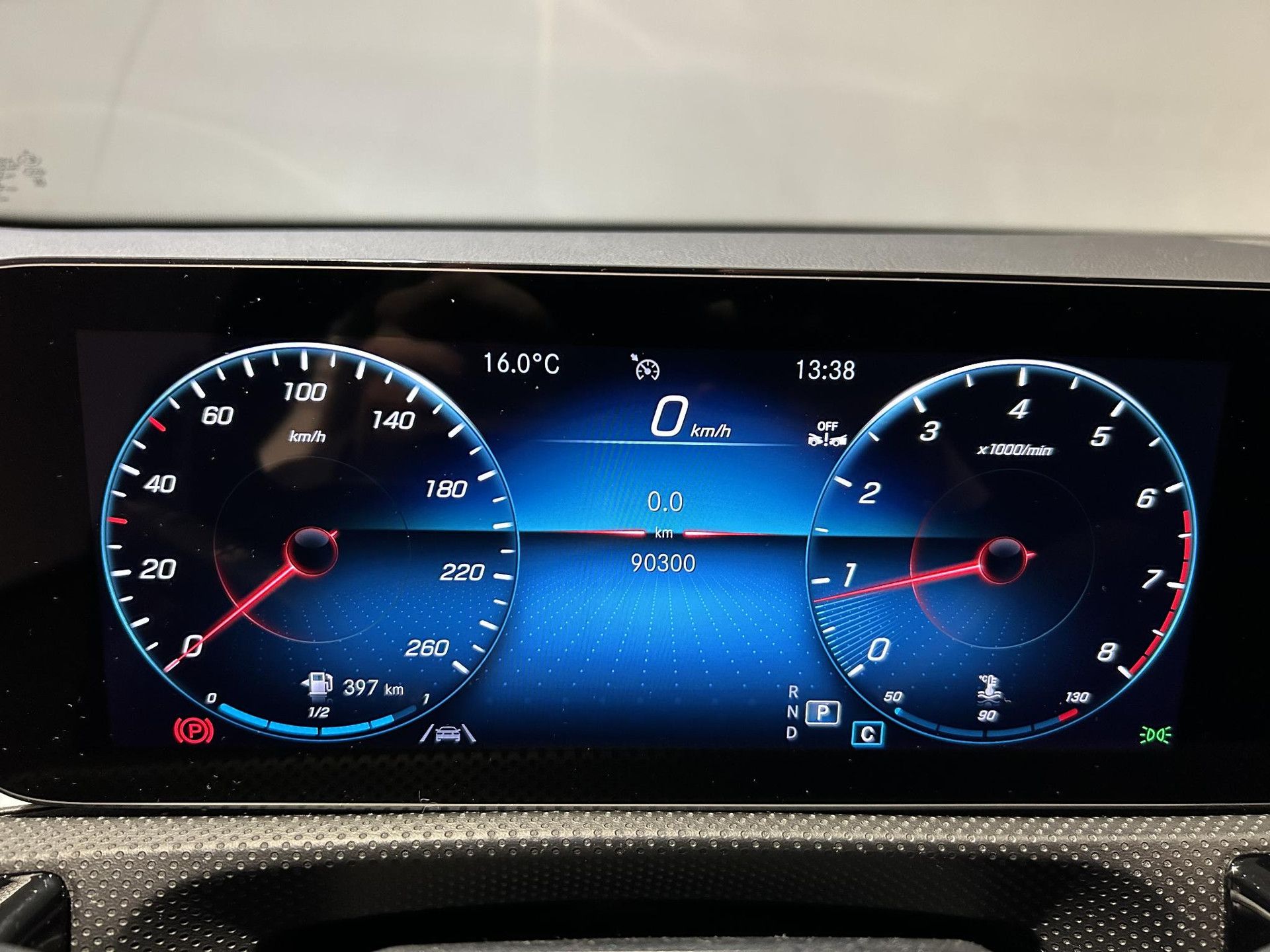 Mercedes-Benz A-Klasse met kenteken S-727-KK – dashboard