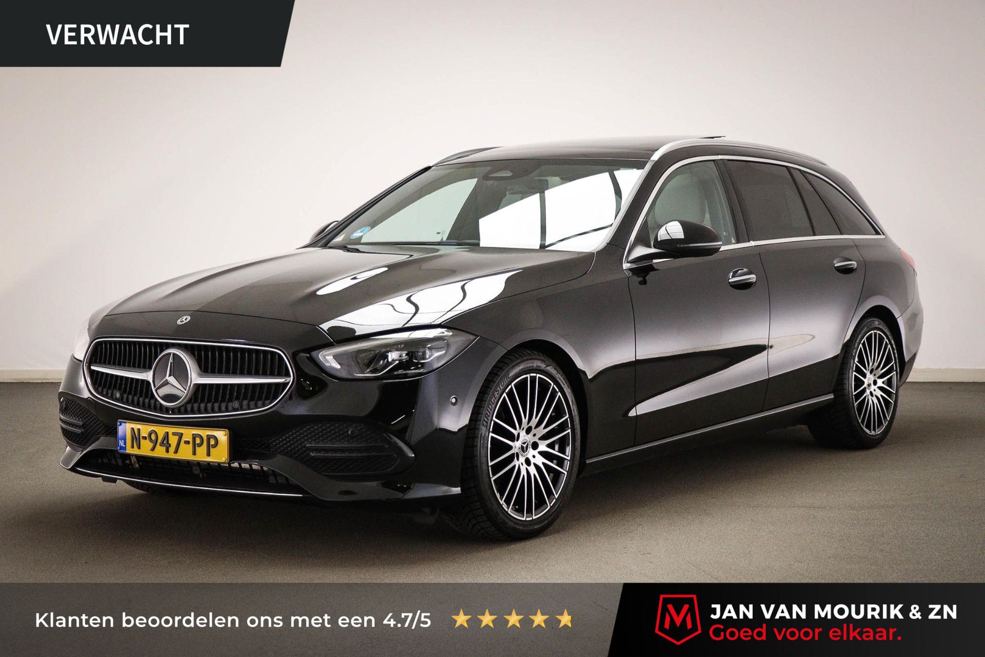 Mercedes-Benz C-Klasse met kenteken N-947-PP – vooraanzicht