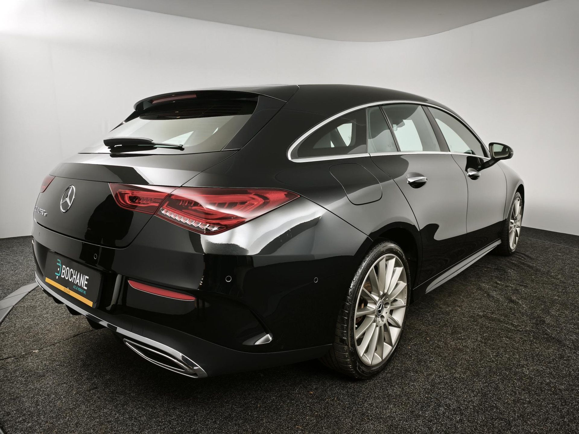 Mercedes-Benz CLA met kenteken KFR-12-T – achteraanzicht
