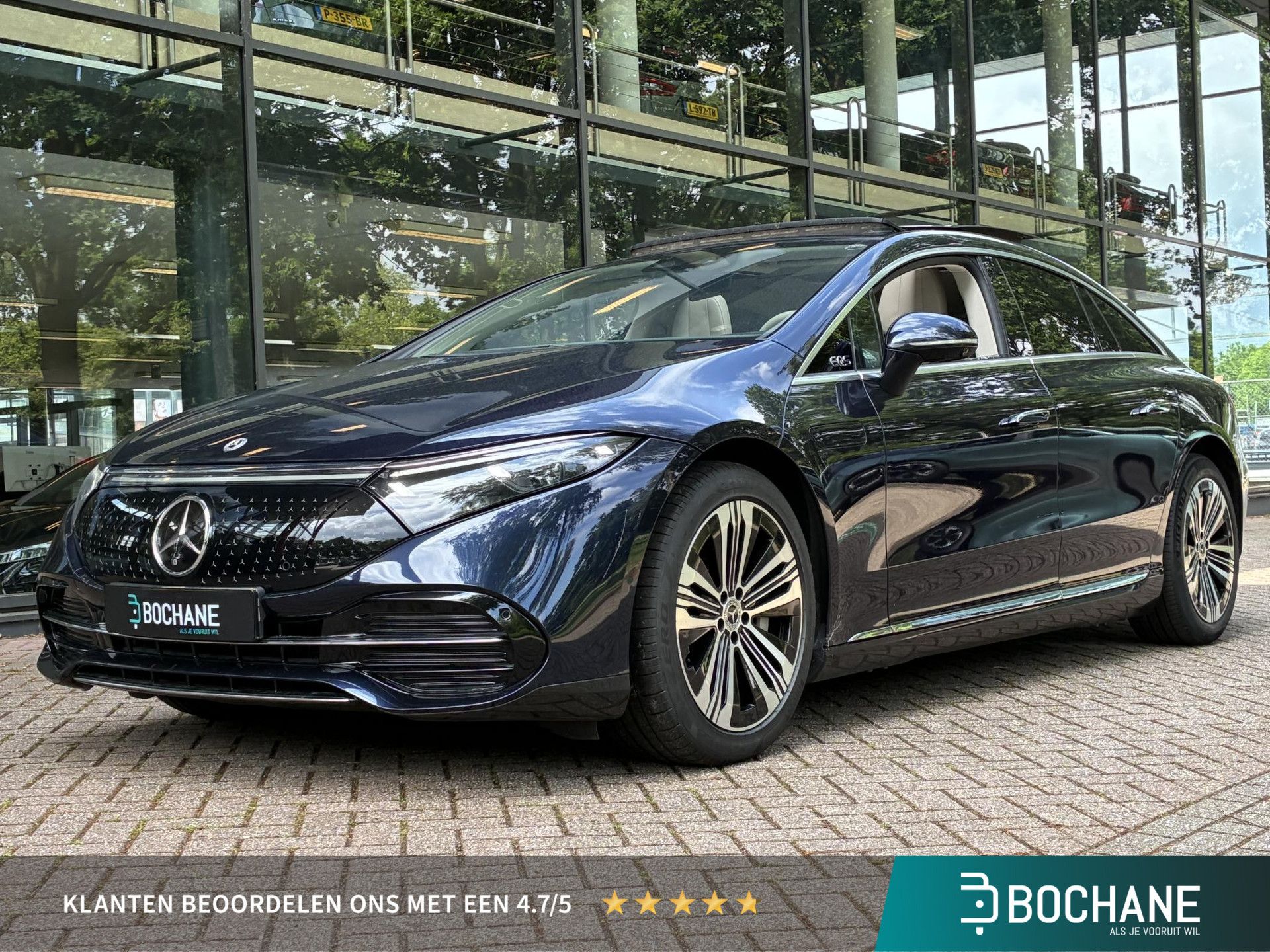 Mercedes-Benz EQS met kenteken P-034-VL – vooraanzicht
