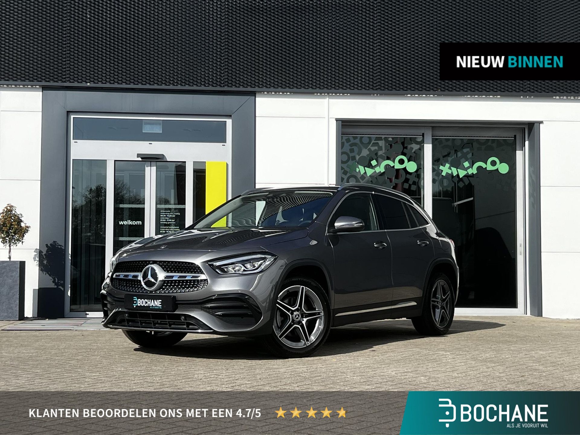 Mercedes-Benz GLA met kenteken KGH-60-H – vooraanzicht