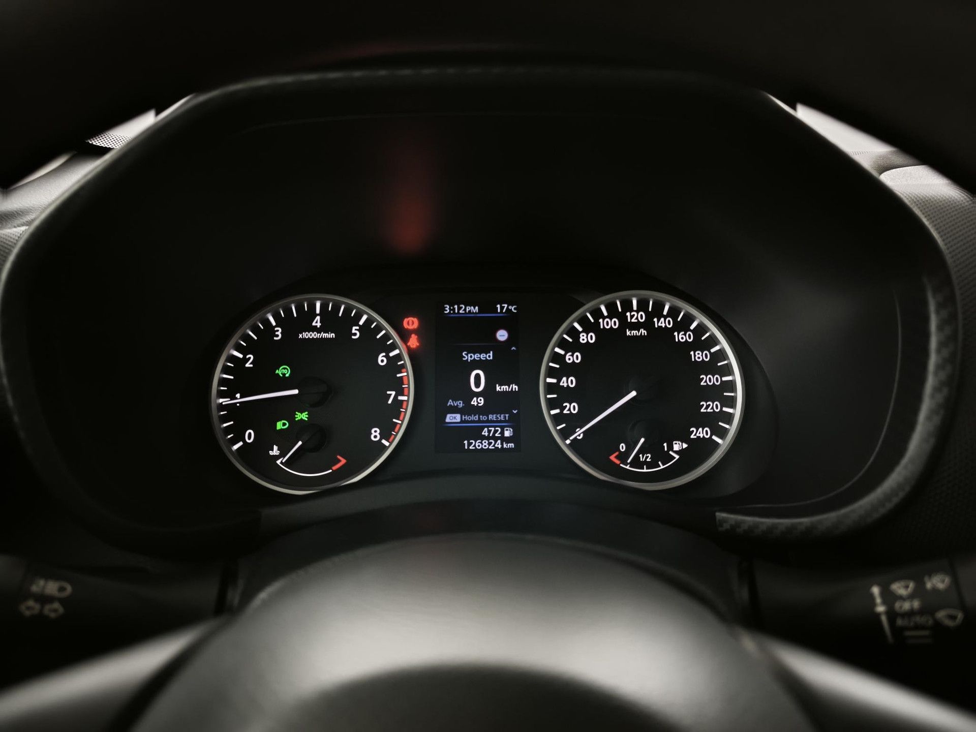 Nissan Juke met kenteken K-617-XT – dashboard