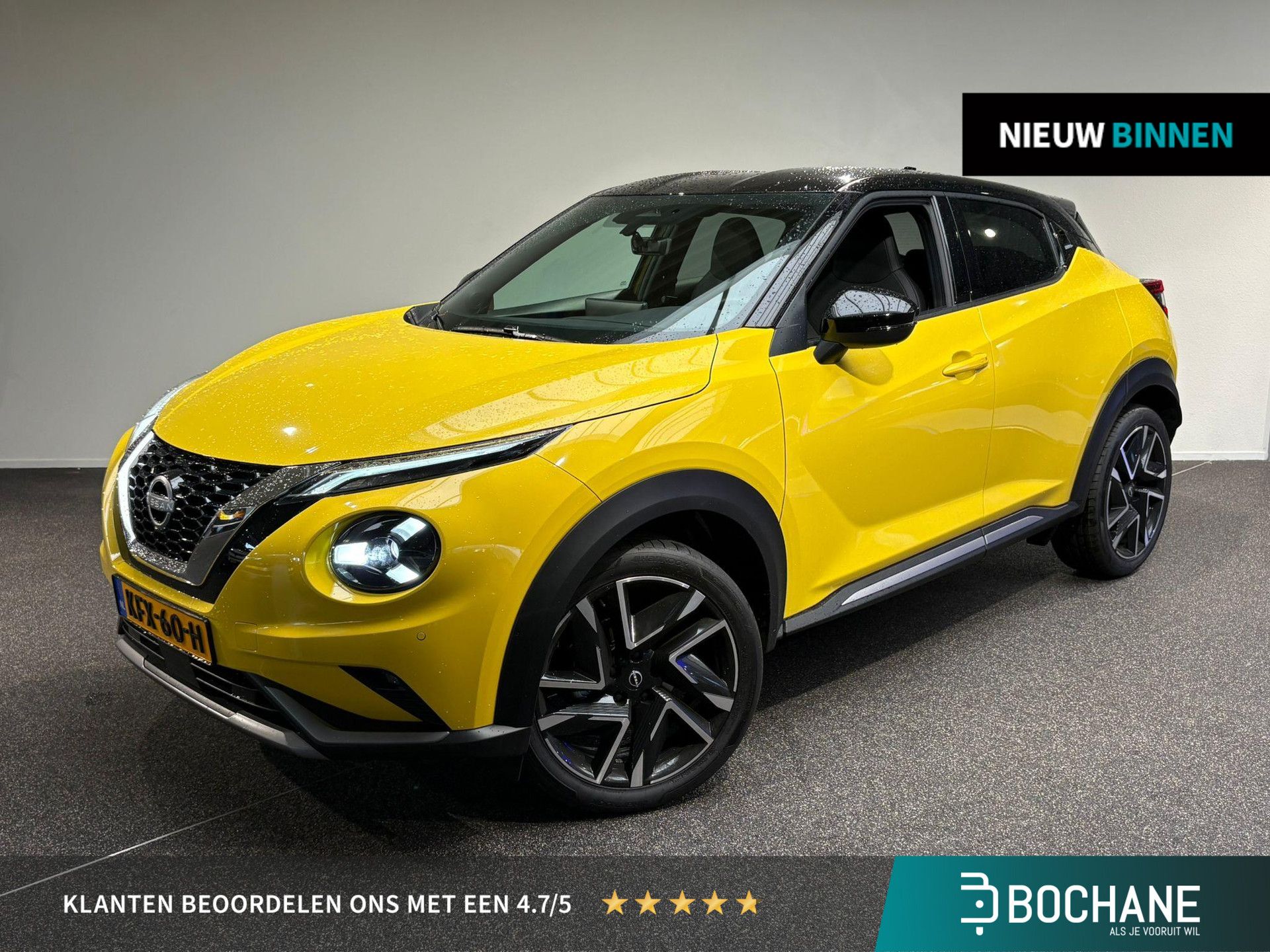 Nissan Juke met kenteken KFX-60-H – vooraanzicht