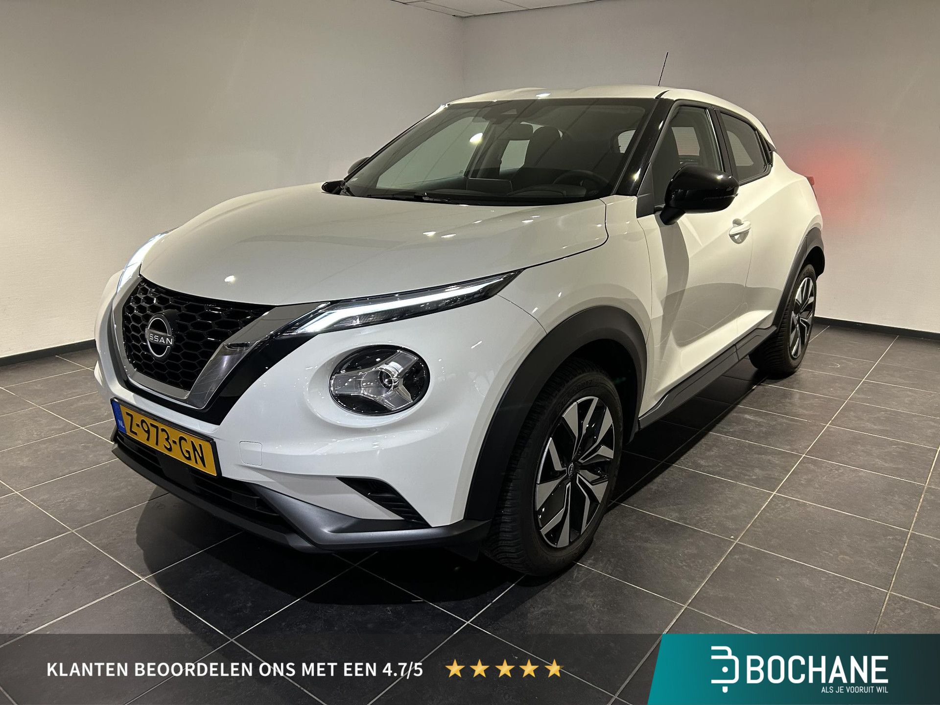 Nissan Juke met kenteken Z-973-GN – vooraanzicht